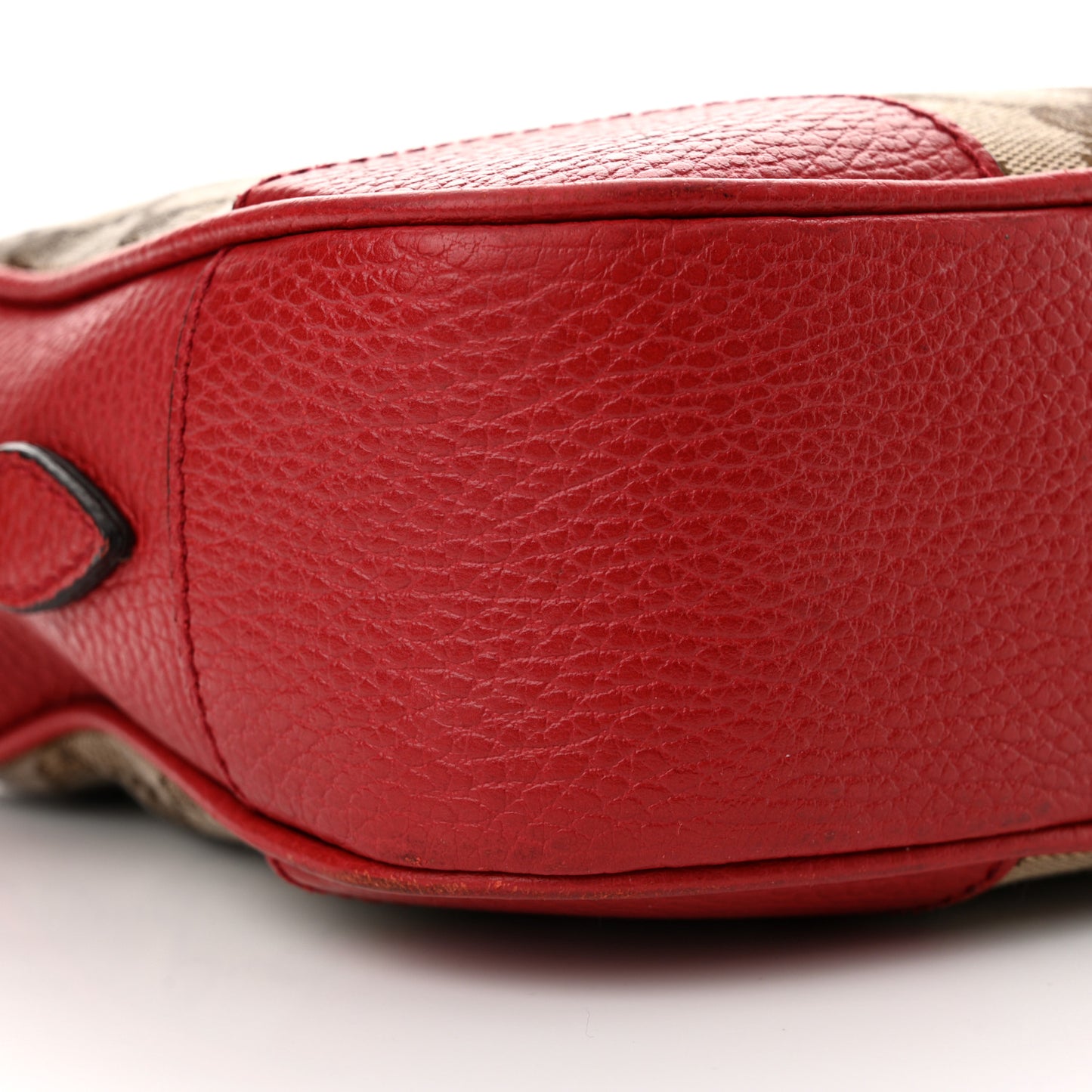 Monogram Mini Bree Messenger Bag Red