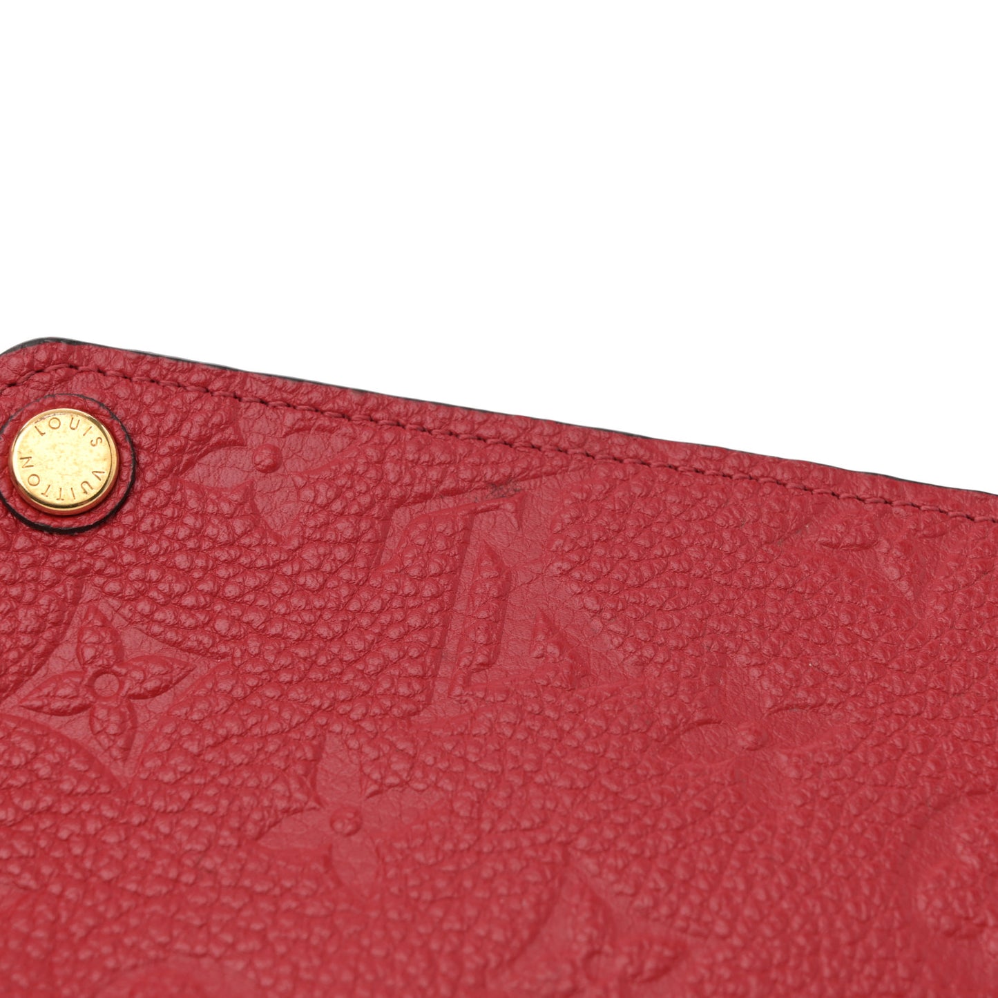 Empreinte Pochette Felicie Chain Wallet Scarlet