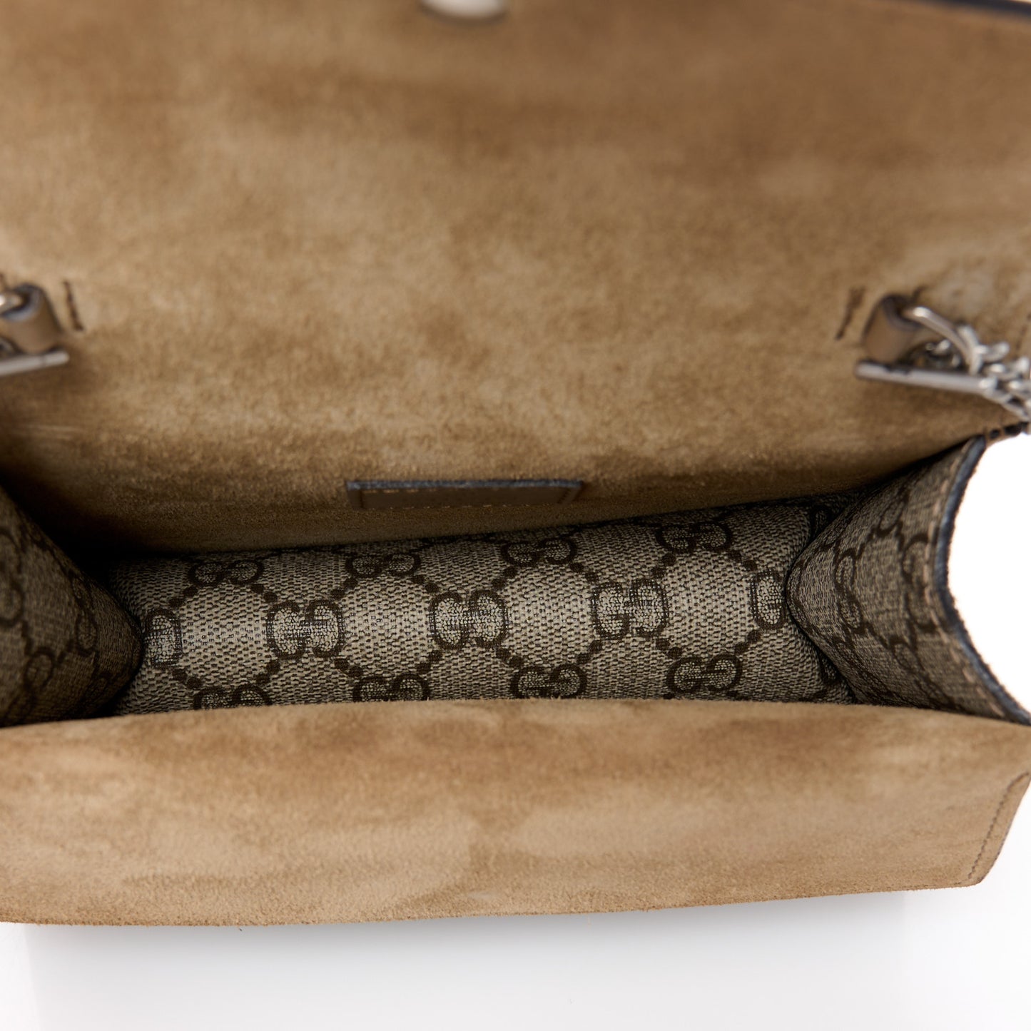GG Supreme Monogram Mini Dionysus Top Handle Bag Taupe