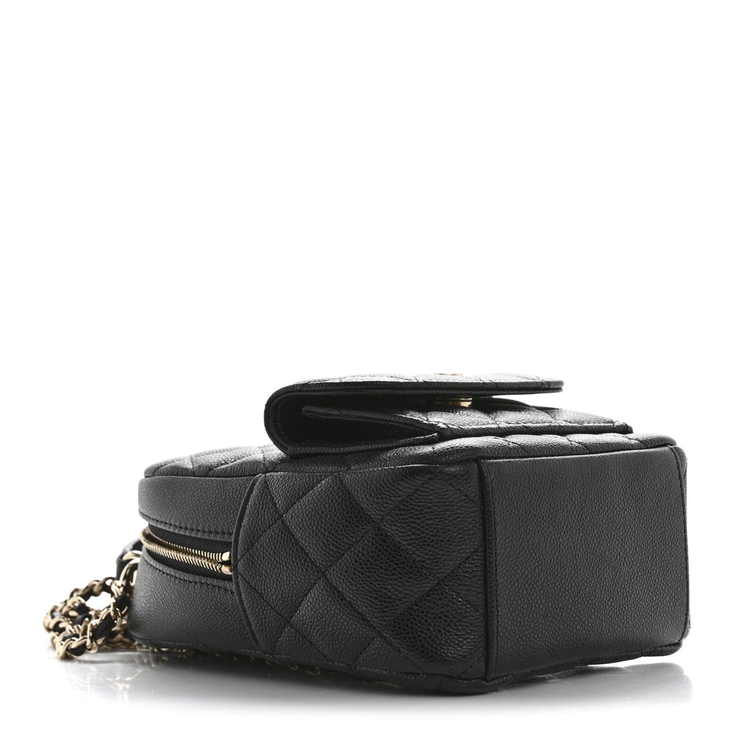 Caviar Quilted CC Mini Classic Backpack Black