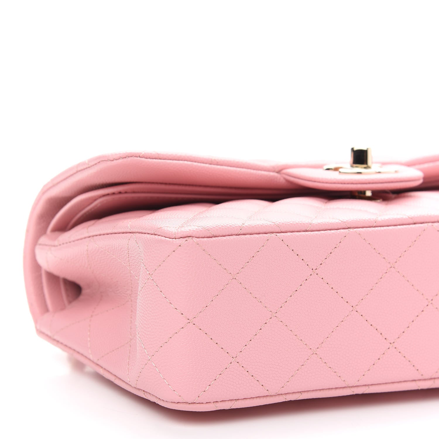 Chanel Caviar Quilted Small Double Flap Pink 7 of 8