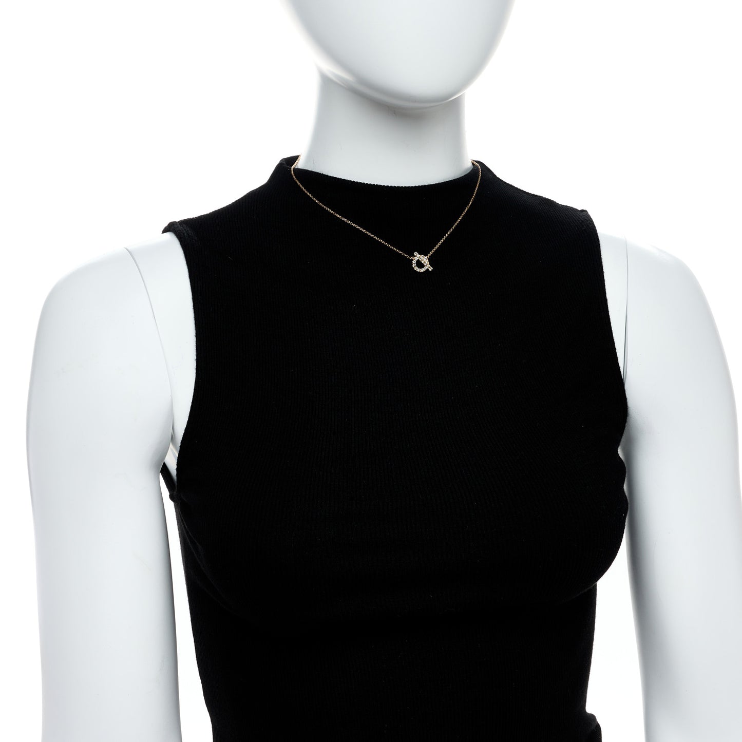 18K Rose Gold Green Sapphire Finesse Pendant Necklace