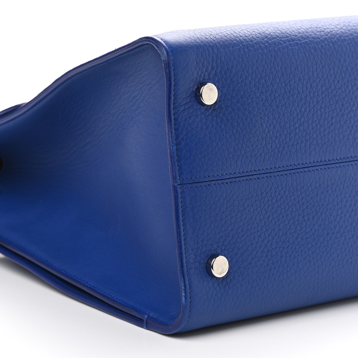 Christian Dior Calfskin Large Diorever Flap Blue 8 of 11