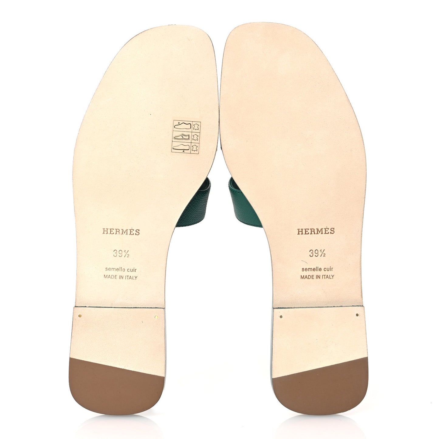 Epsom Oran Sandals 39.5 Vert Oyat