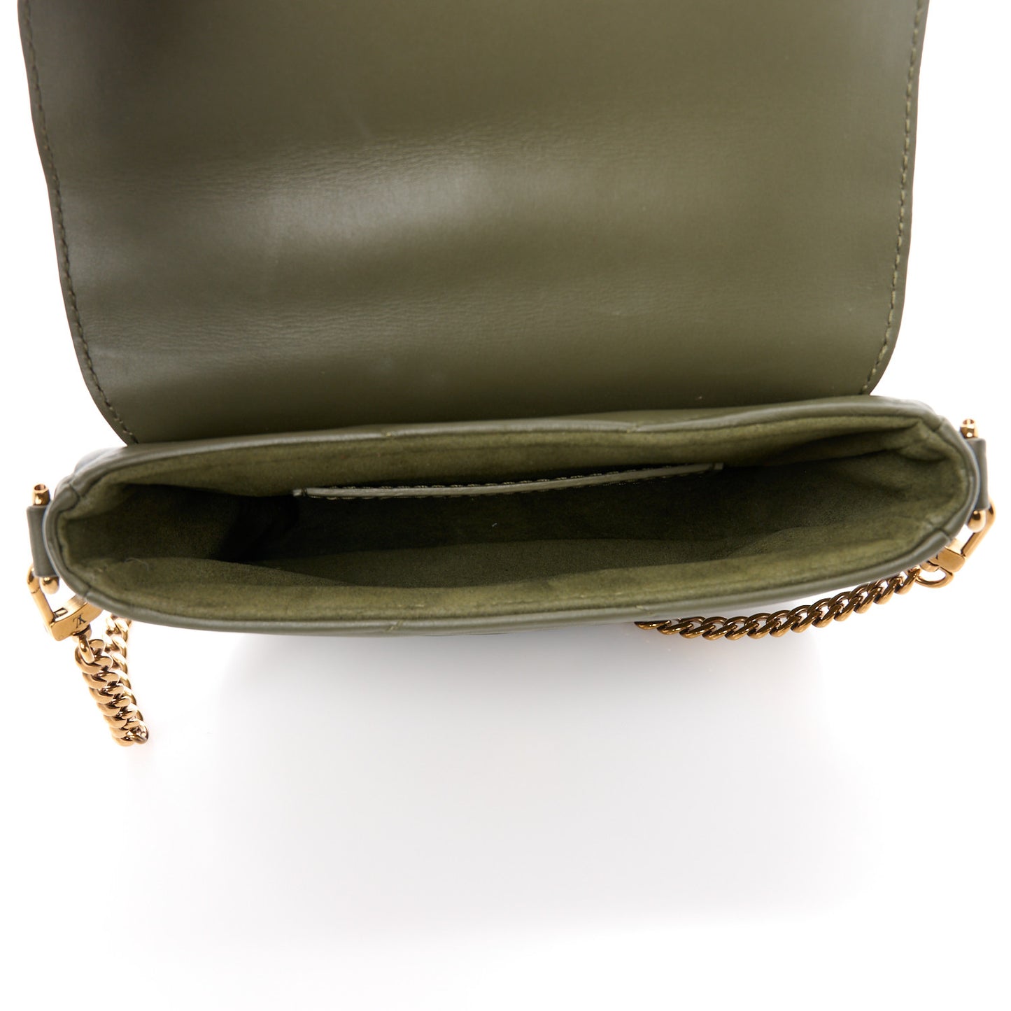 LOUIS VUITTON Calfskin New Wave Multi Pochette Kaki