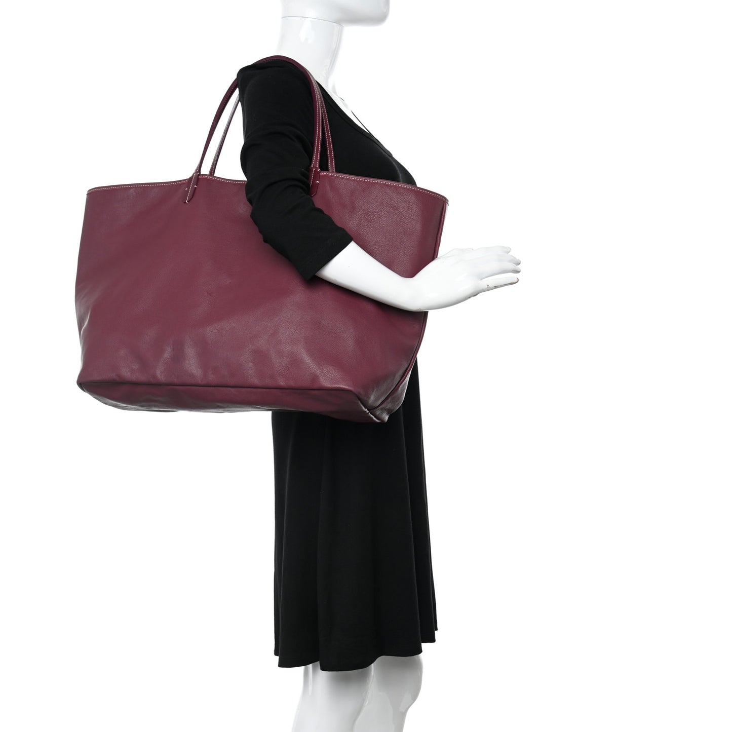Goyardine Reversible Anjou GM Burgundy