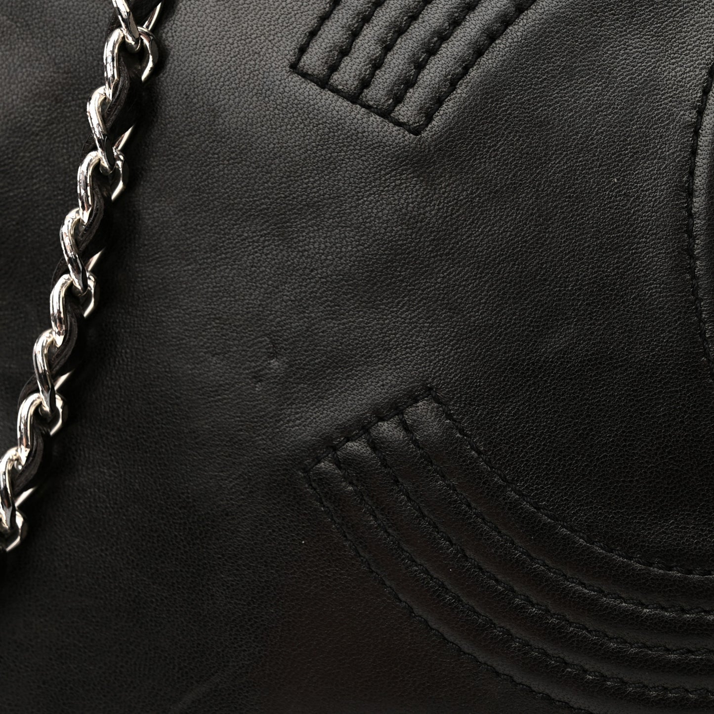 Lambskin CC Tote Black