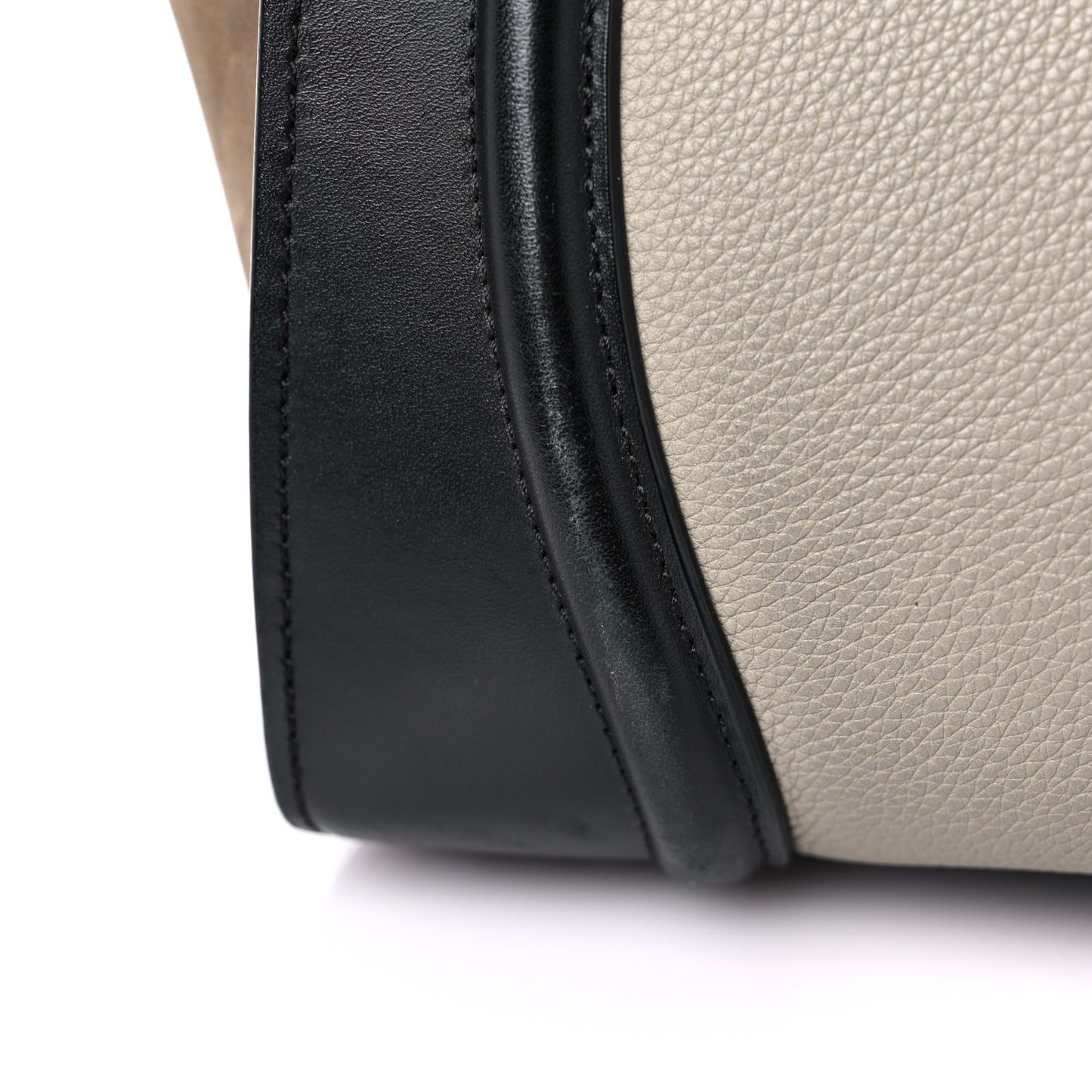 Baby Grained Calfskin Nubuck Mini Tri-Color Luggage Khaki