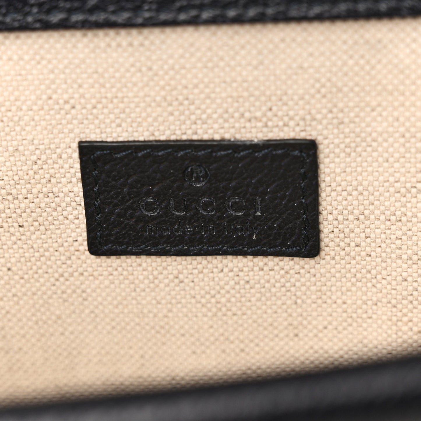 GG Supreme Monogram Textured Dollar Calfskin Small Rectangular Dionysus Shoulder Bag Beige Blue