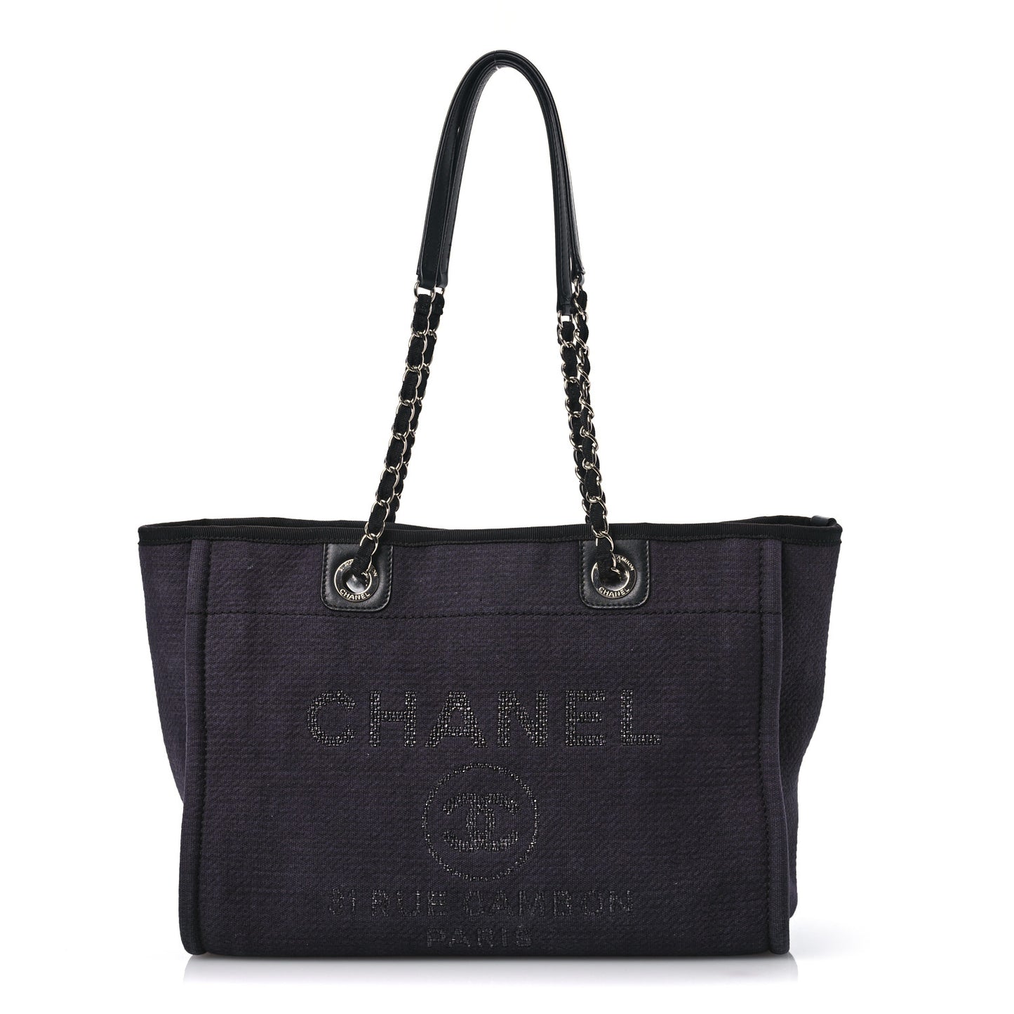 Mixed Fibers Small Deauville Tote Black