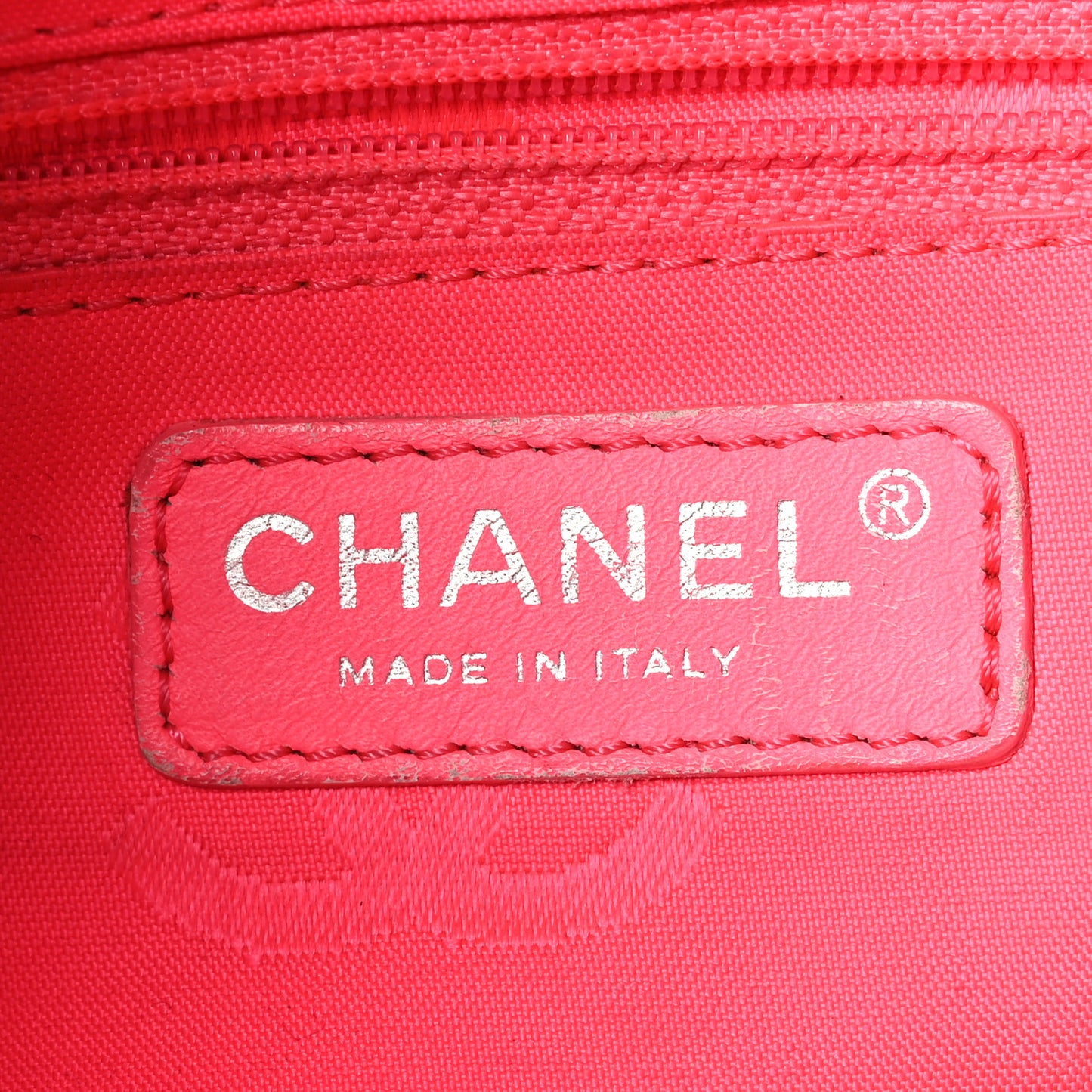 Calfskin Quilted Large Cambon Tote Black