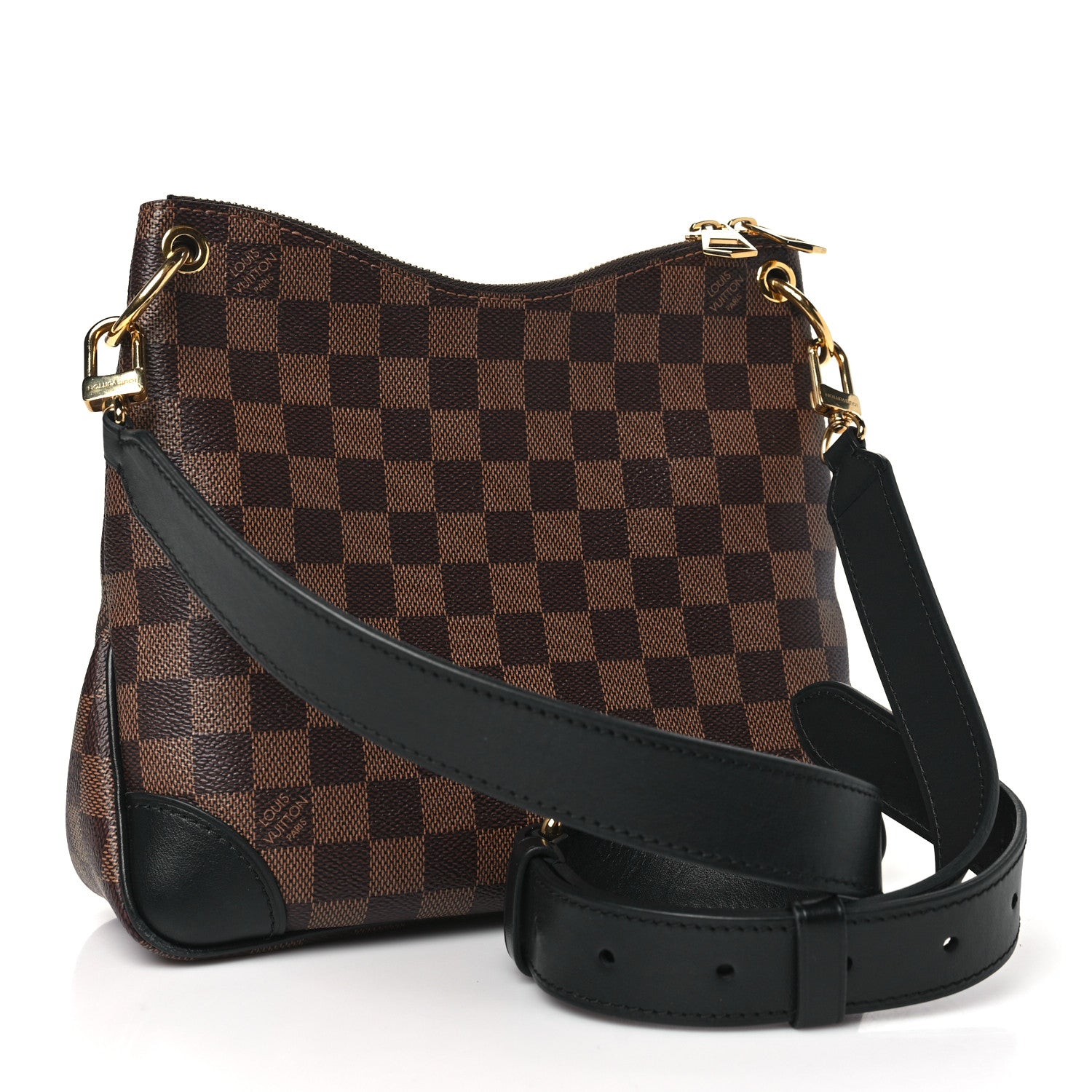 Louis Vuitton Damier Ebene Odeon PM Black 3 of 9