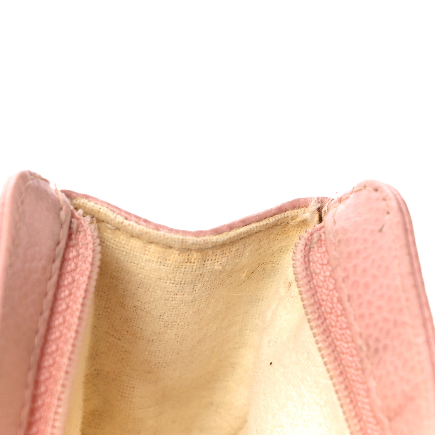 Chanel Caviar Timeless CC Cosmetic Pouch Light Pink 12 of 19