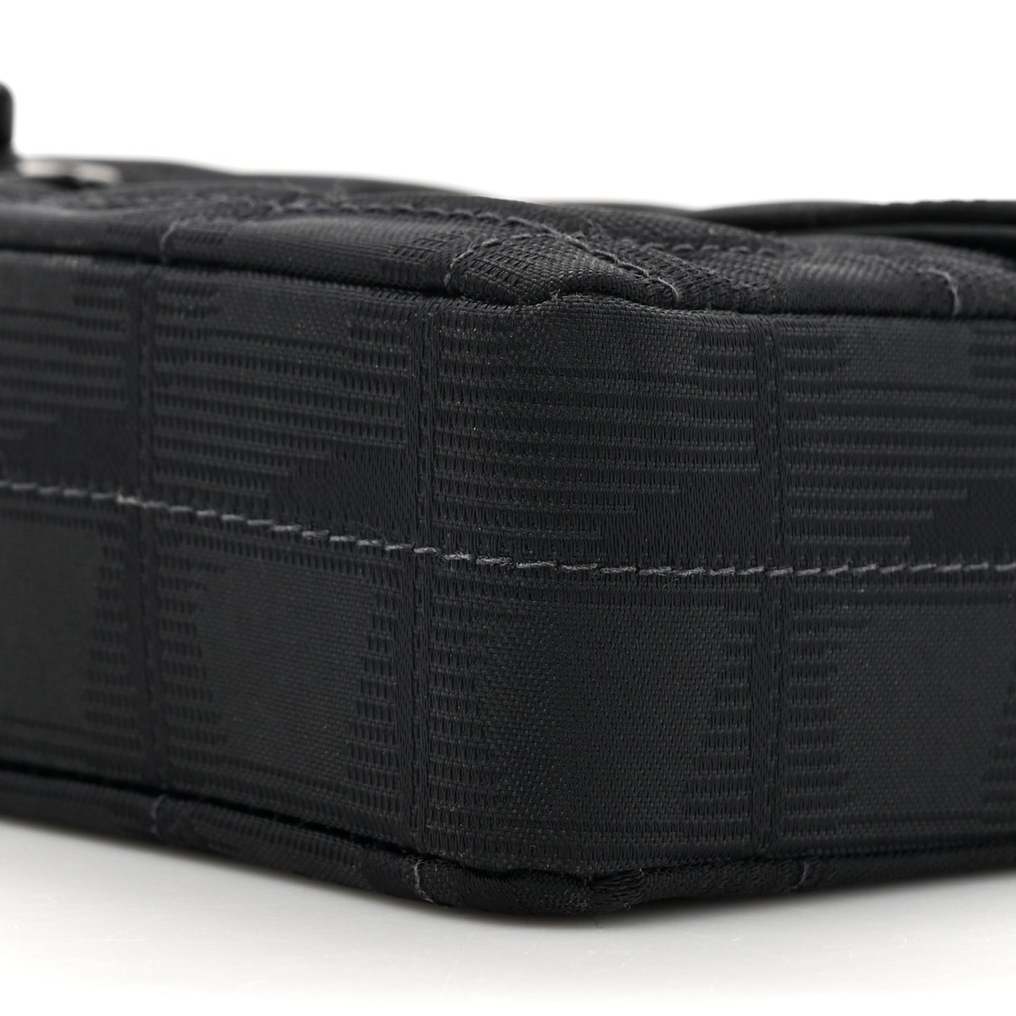 Nylon Travel East West Flap Black