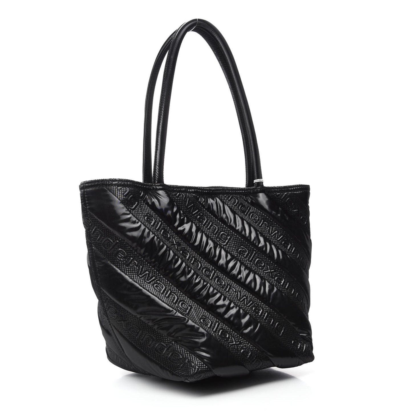 Nylon Quilted Roxy Tote Black