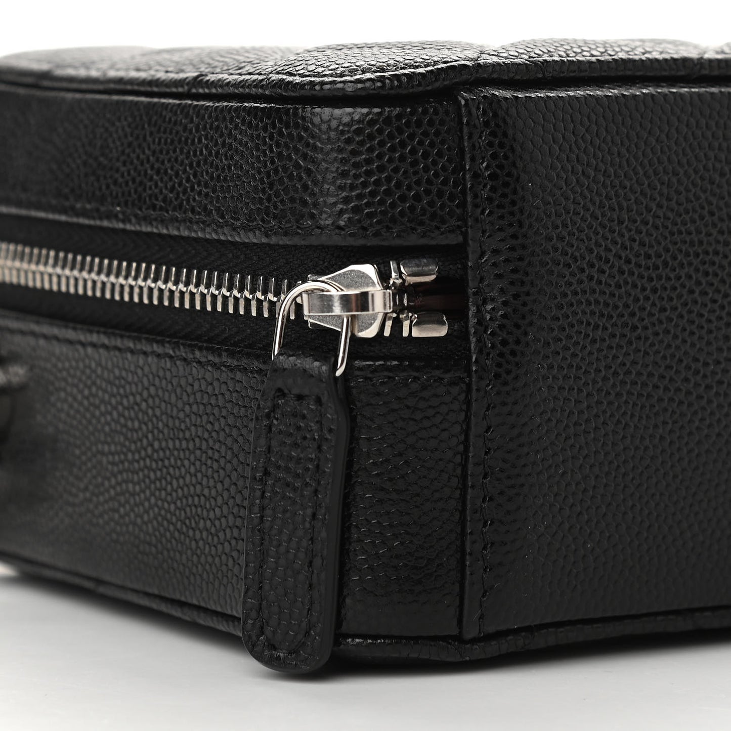 Caviar Quilted Camera Bag Black