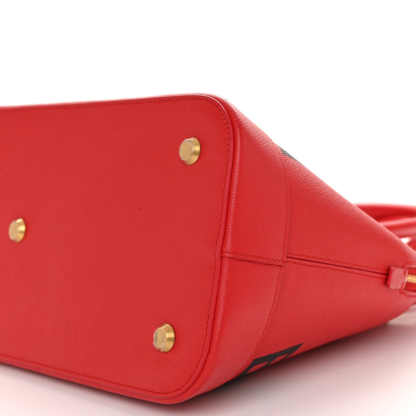 Grained Calfskin M Ville Top Handle Bag