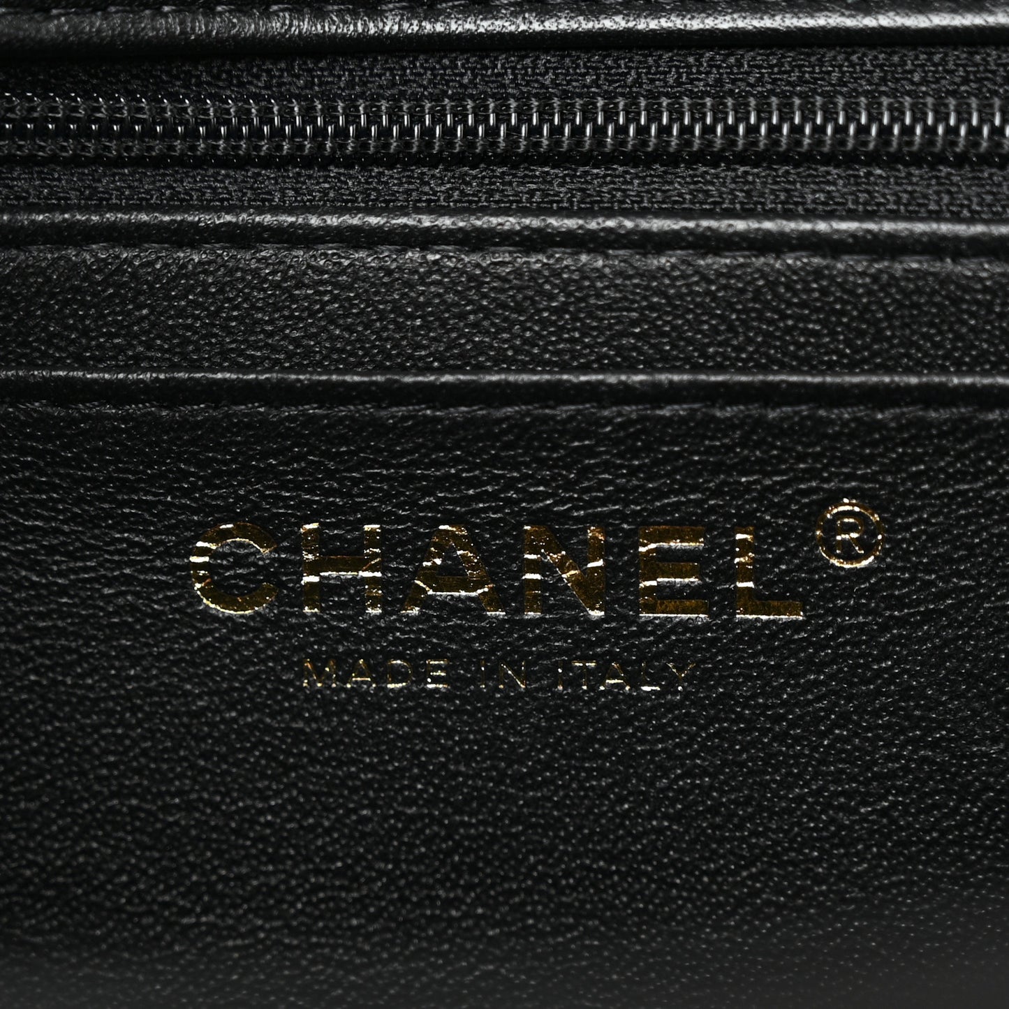 Lambskin Quilted Mini Lion Charm Top Handle Rectangular Flap Black