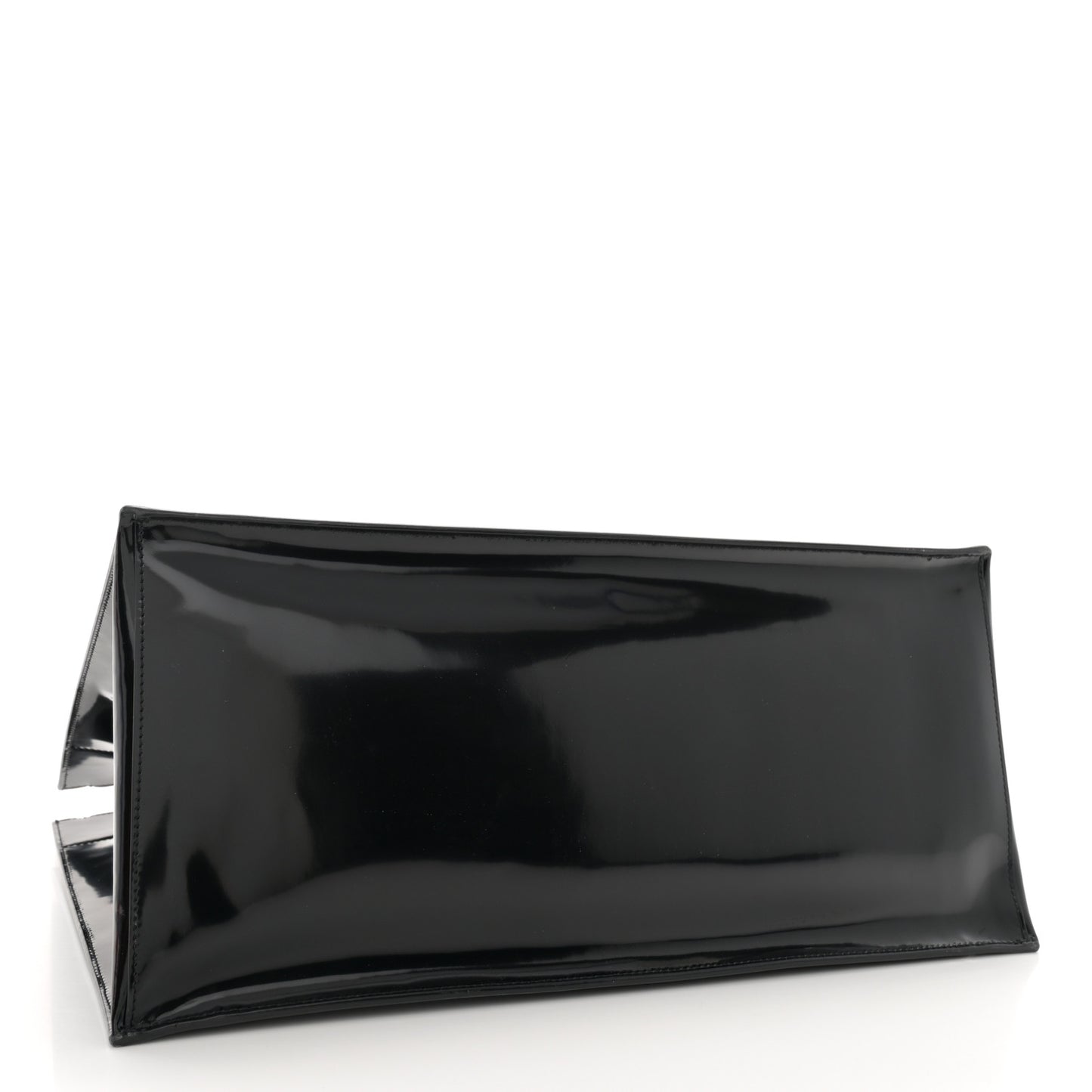 Mesh Patent Rive Gauche Tote Black