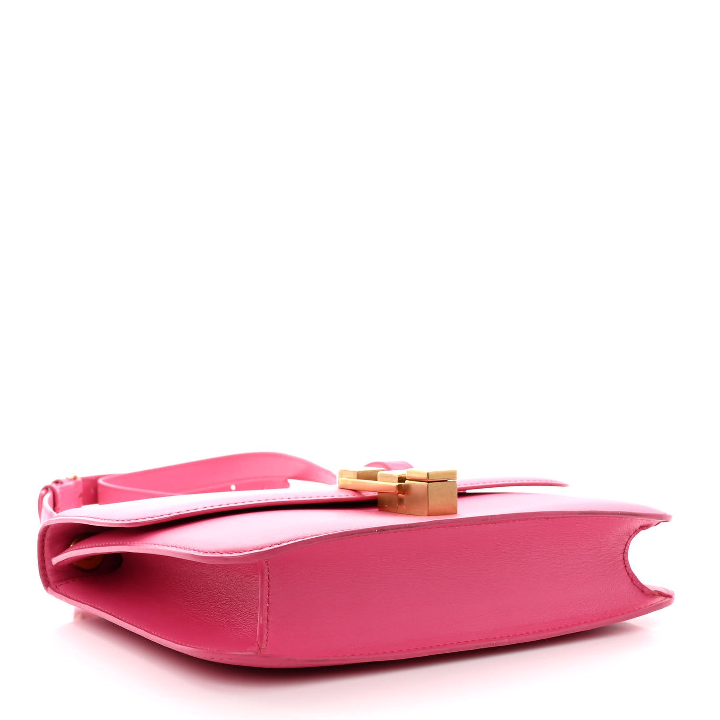 Smooth Calfskin Le Carre Shoulder Bag Pink