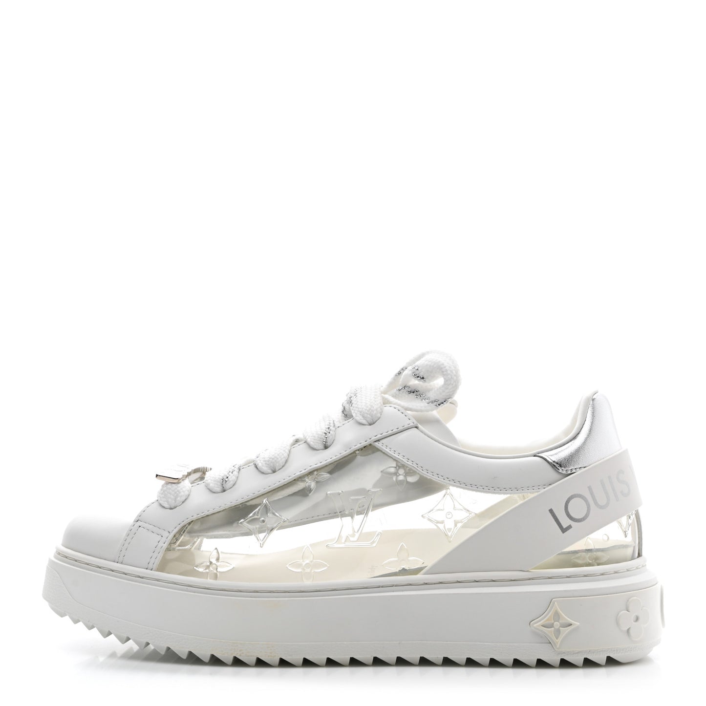 Monogram PVC Time Out Sneakers 39 Silver