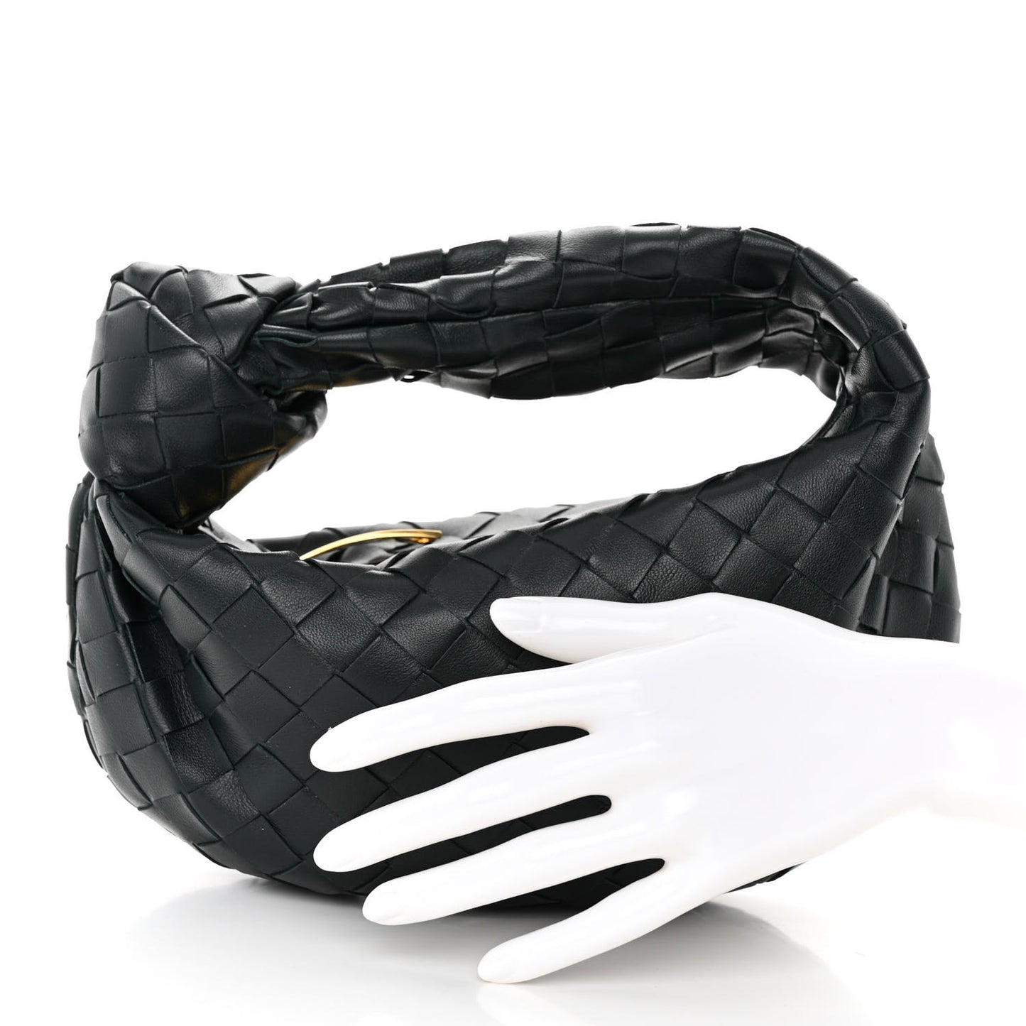 Nappa Intrecciato Mini Jodie Dark Moss