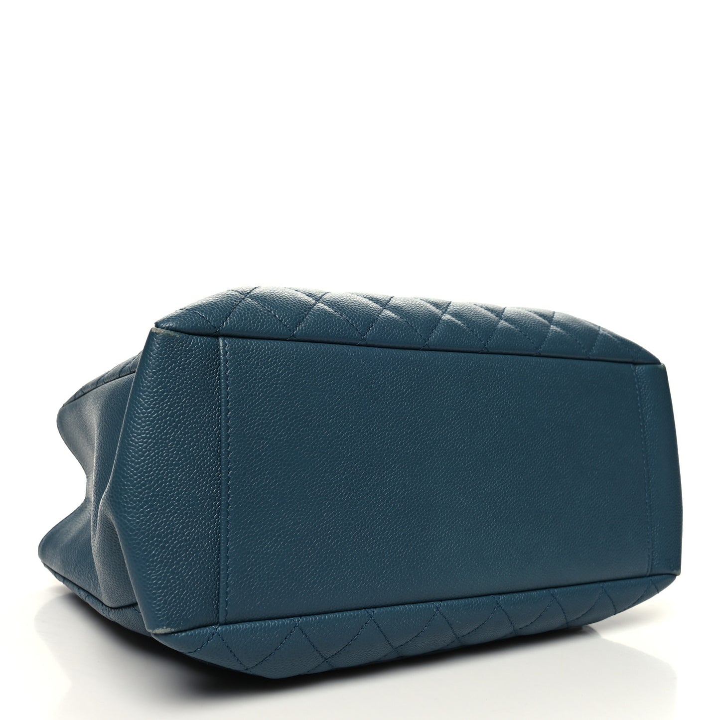 Caviar Quilted Grand Shopping Tote GST Blue
