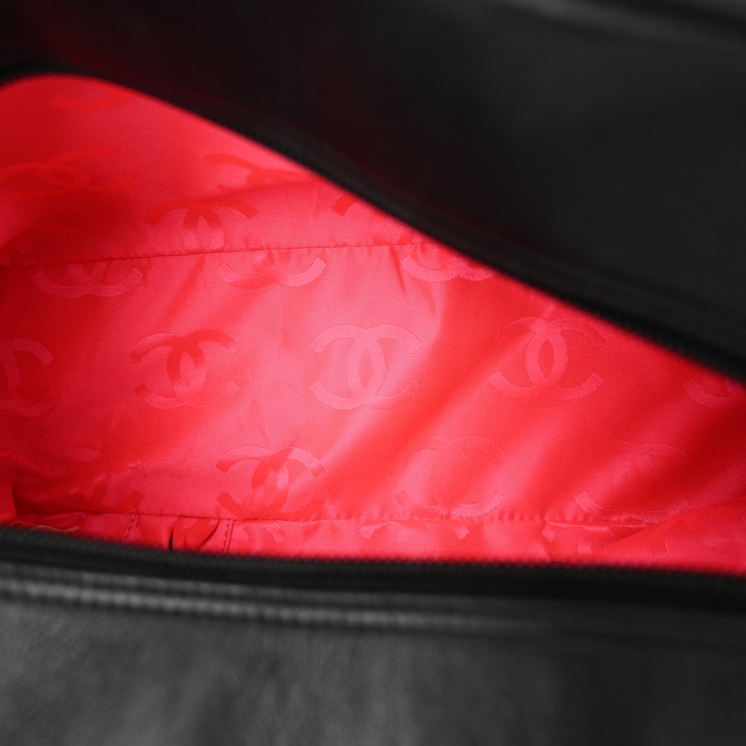 Chanel Calfskin Quilted Large Cambon Bowler Black 5 of 10