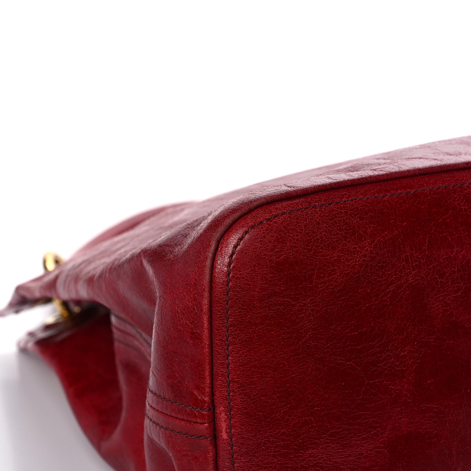 Prada Vitello Shine Tote Red 11 of 13