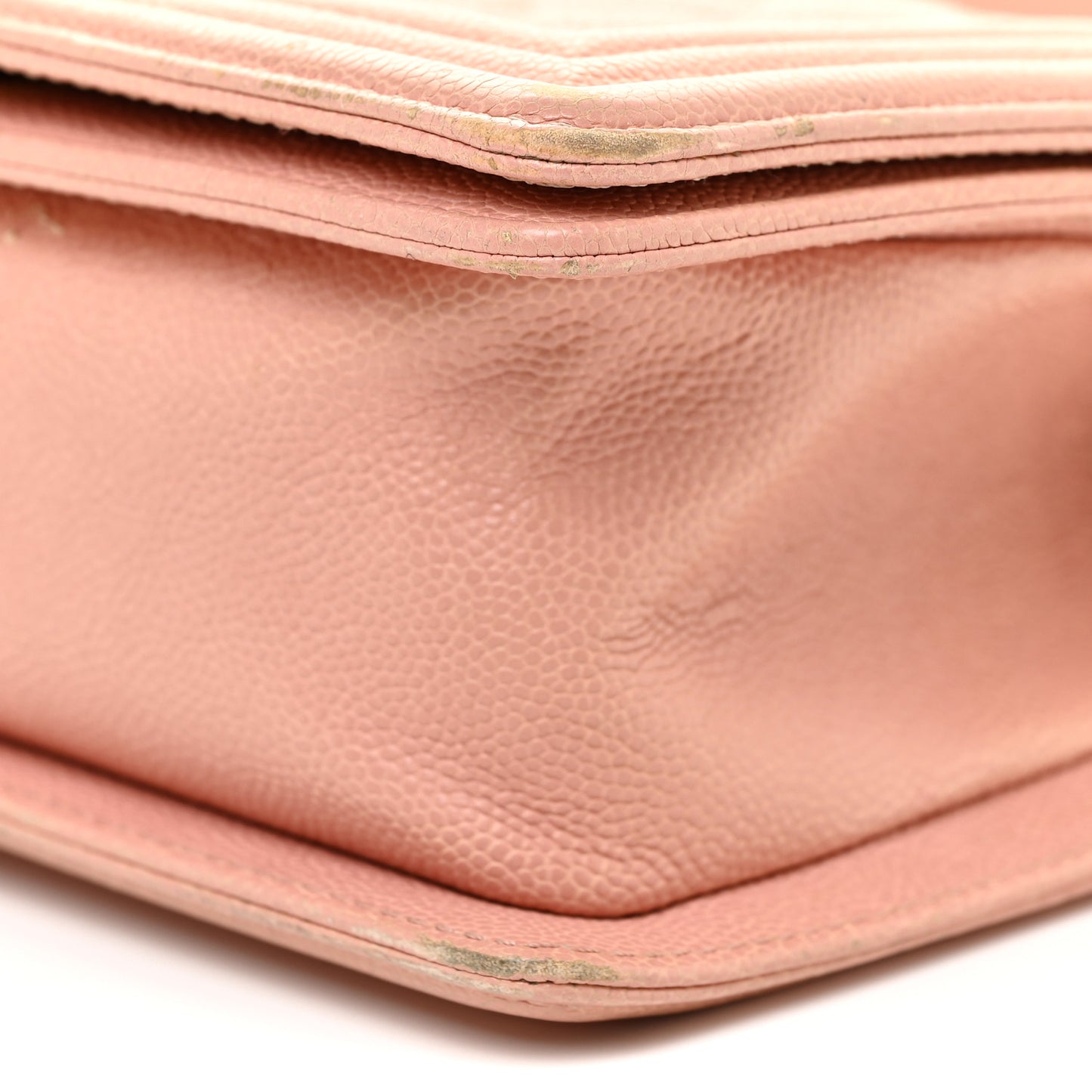 Caviar Quilted Small Boy Flap Pink