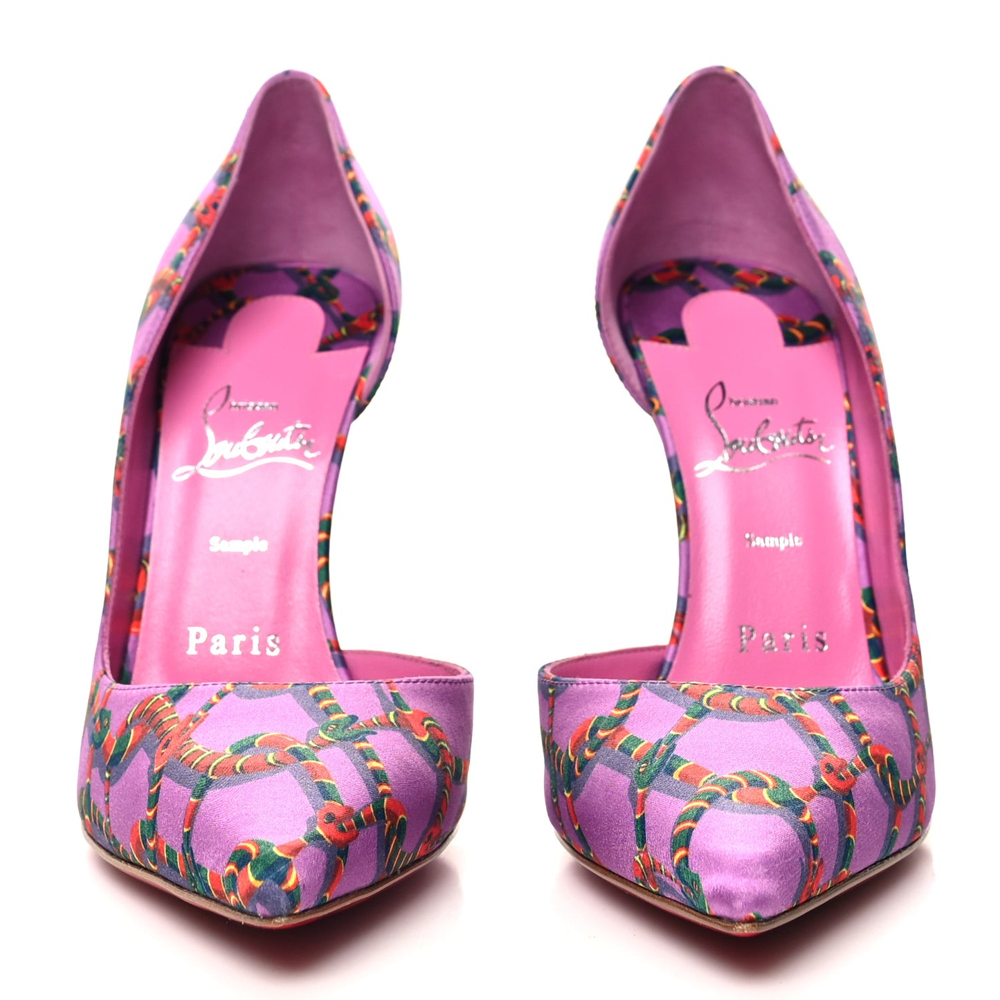 Satin Printed Iriza 100 Pumps 37 Gummy