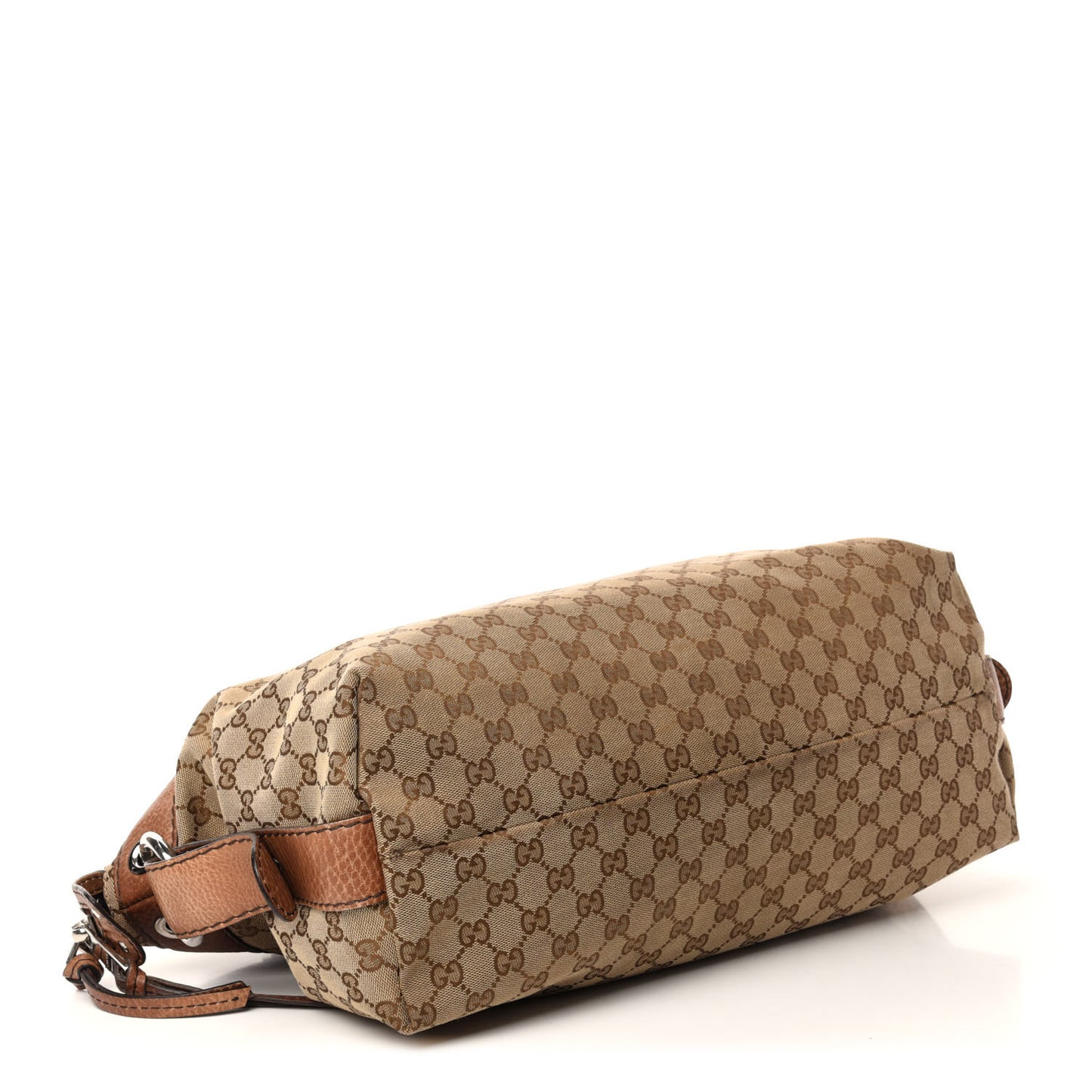 Monogram Bamboo Bar Medium Tote Brown