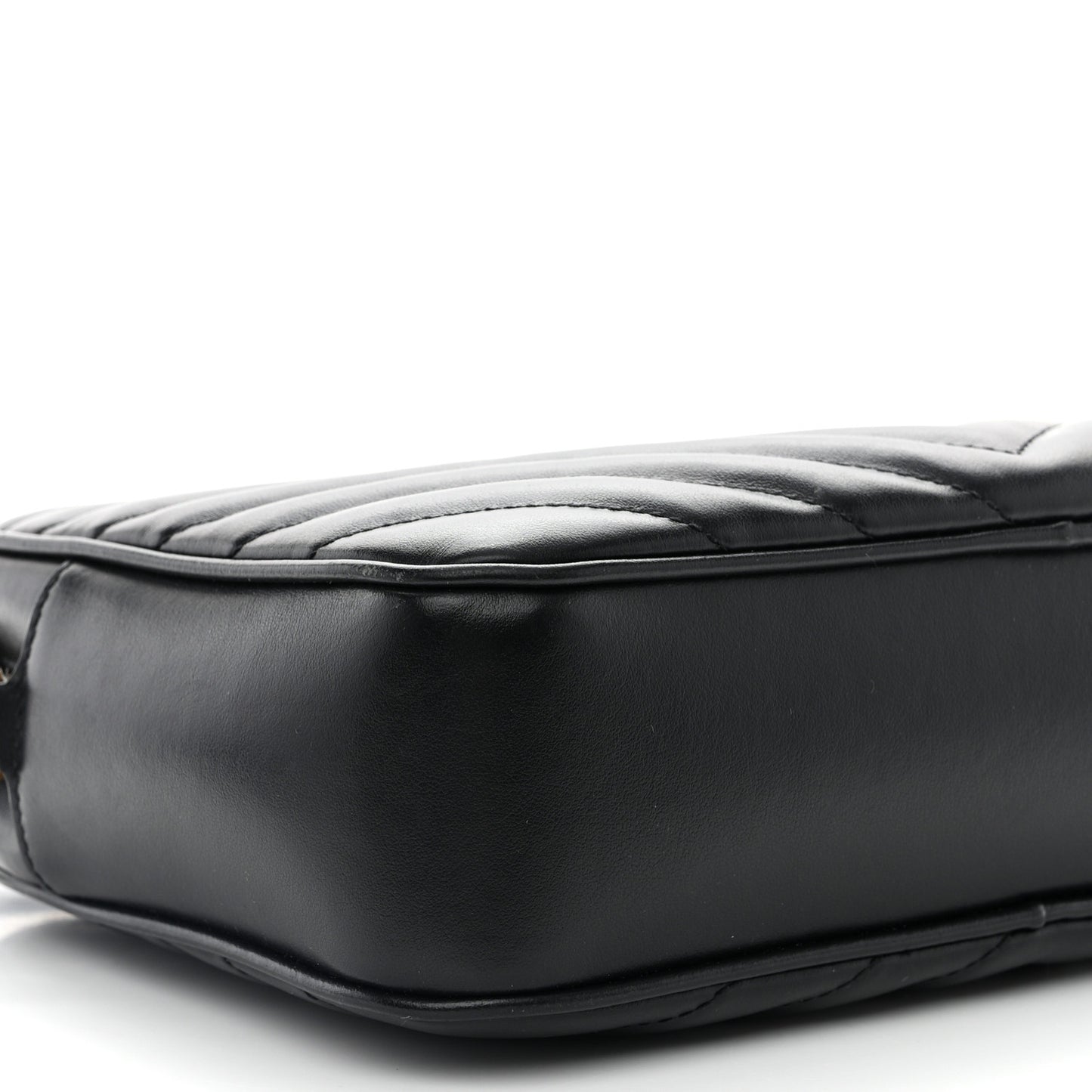 Calfskin Matelasse Monogram Lou Camera Bag Black