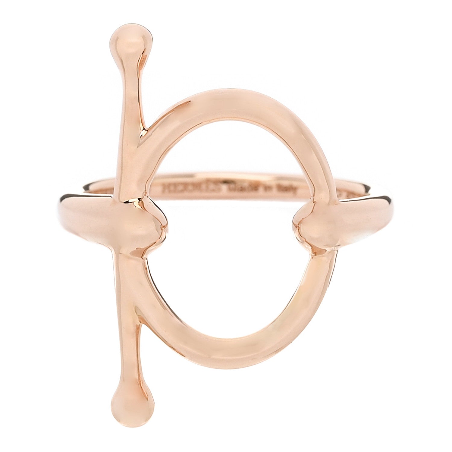 Hermes 18K Rose Gold PM Filet D'Or Ring 49 4.75 1892348 – FASHIONPHILE