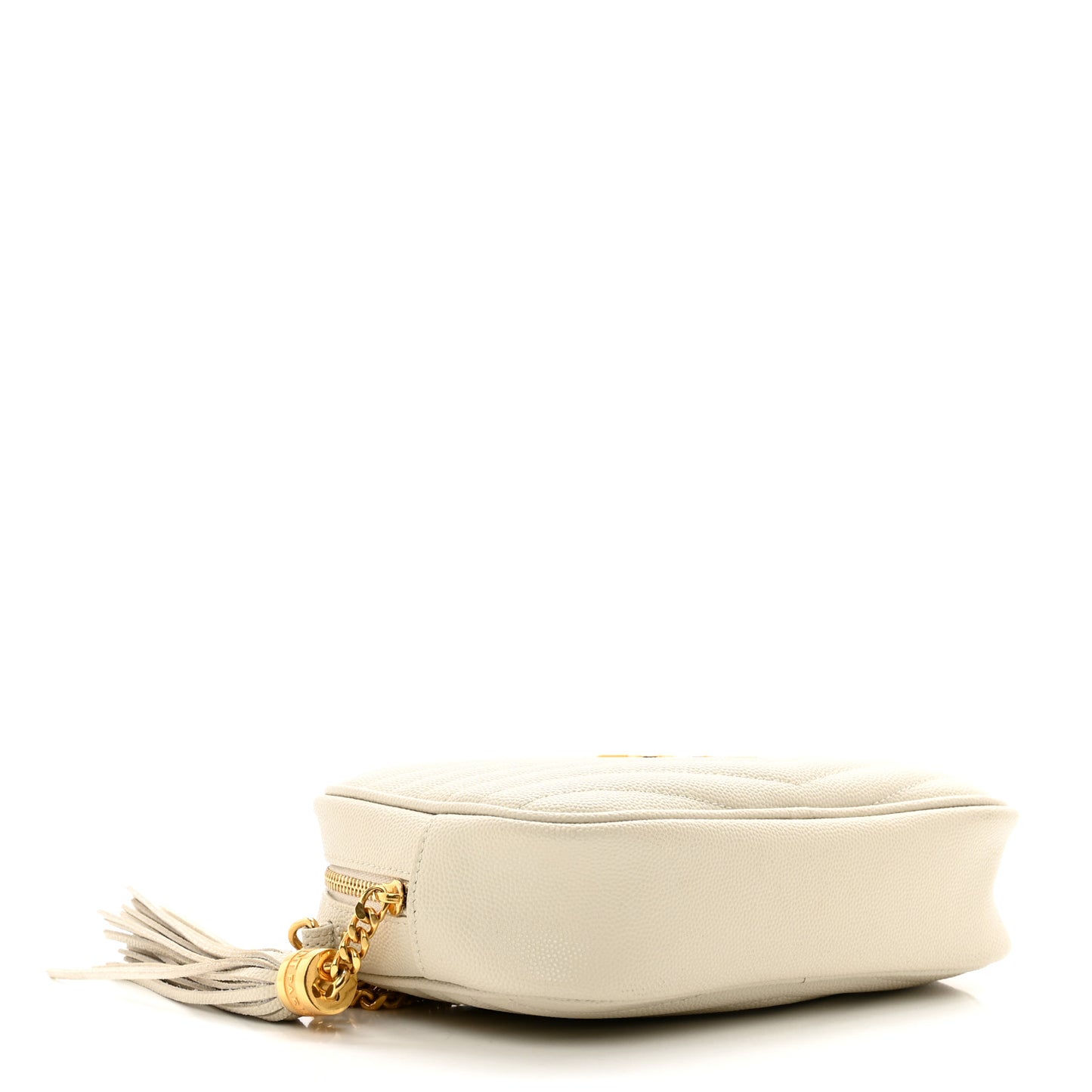 Grain De Poudre Matelasse Monogram Mini Lou Camera Bag Crema Soft