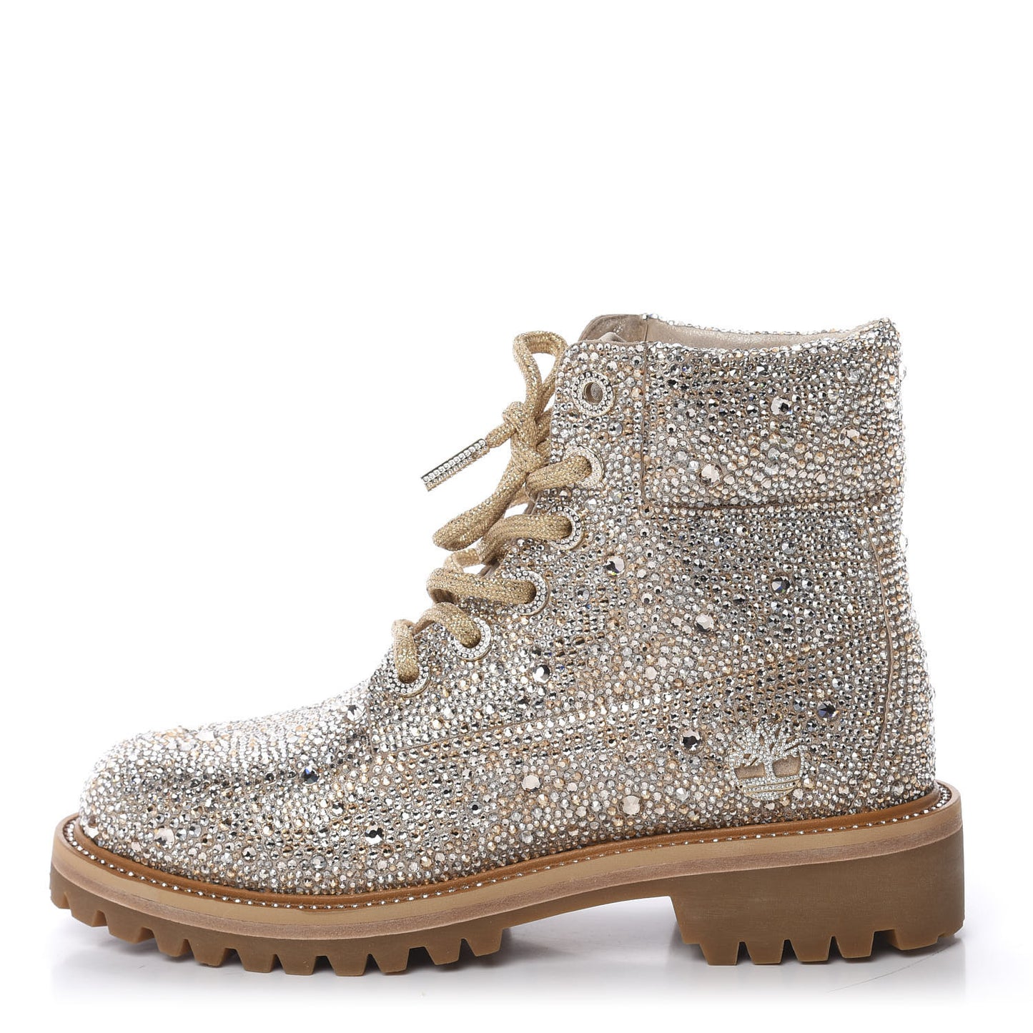 X TIMBERLAND Swarovski Crystal Ankle Boots 7
