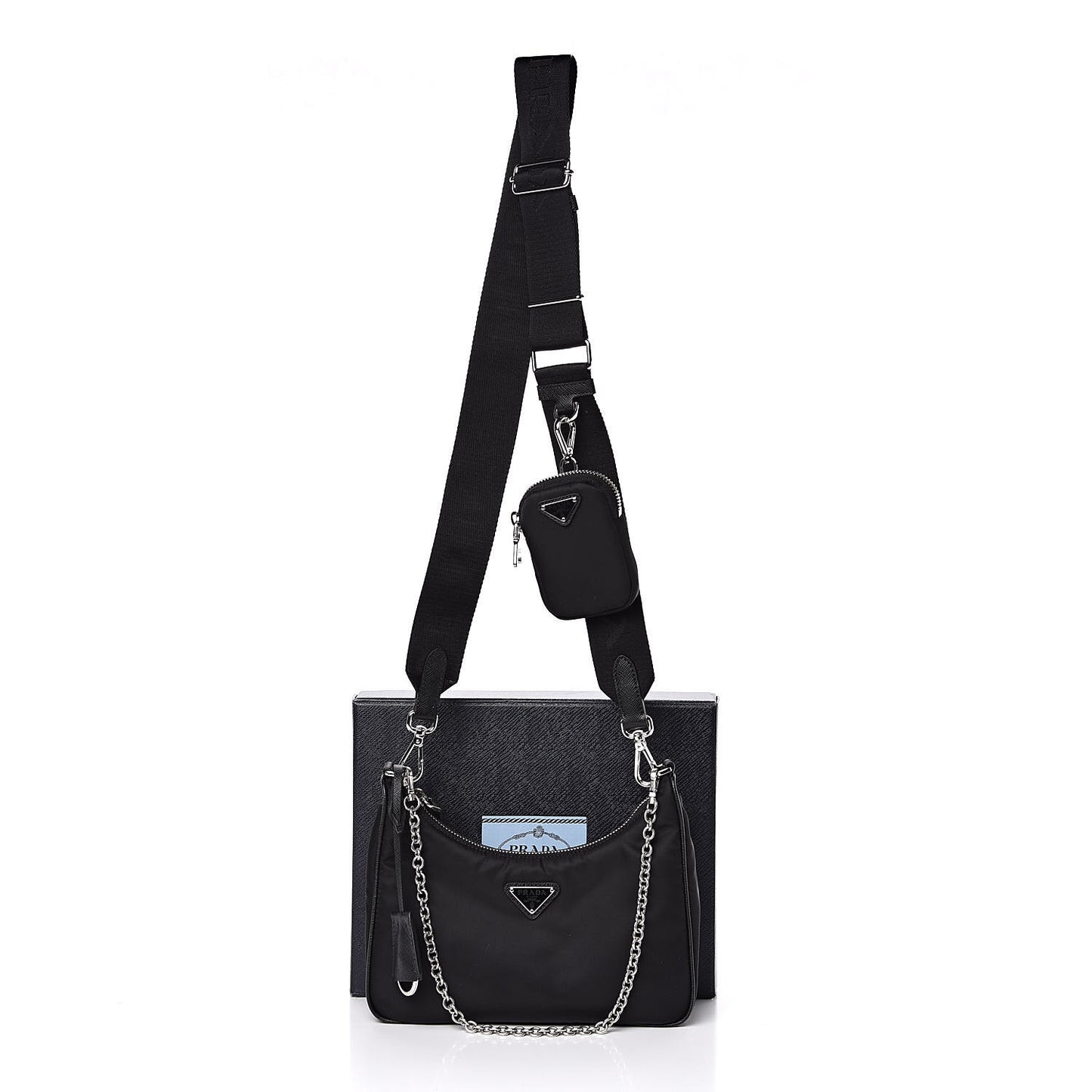 Nylon Re-Edition 2005 Shoulder Bag Black