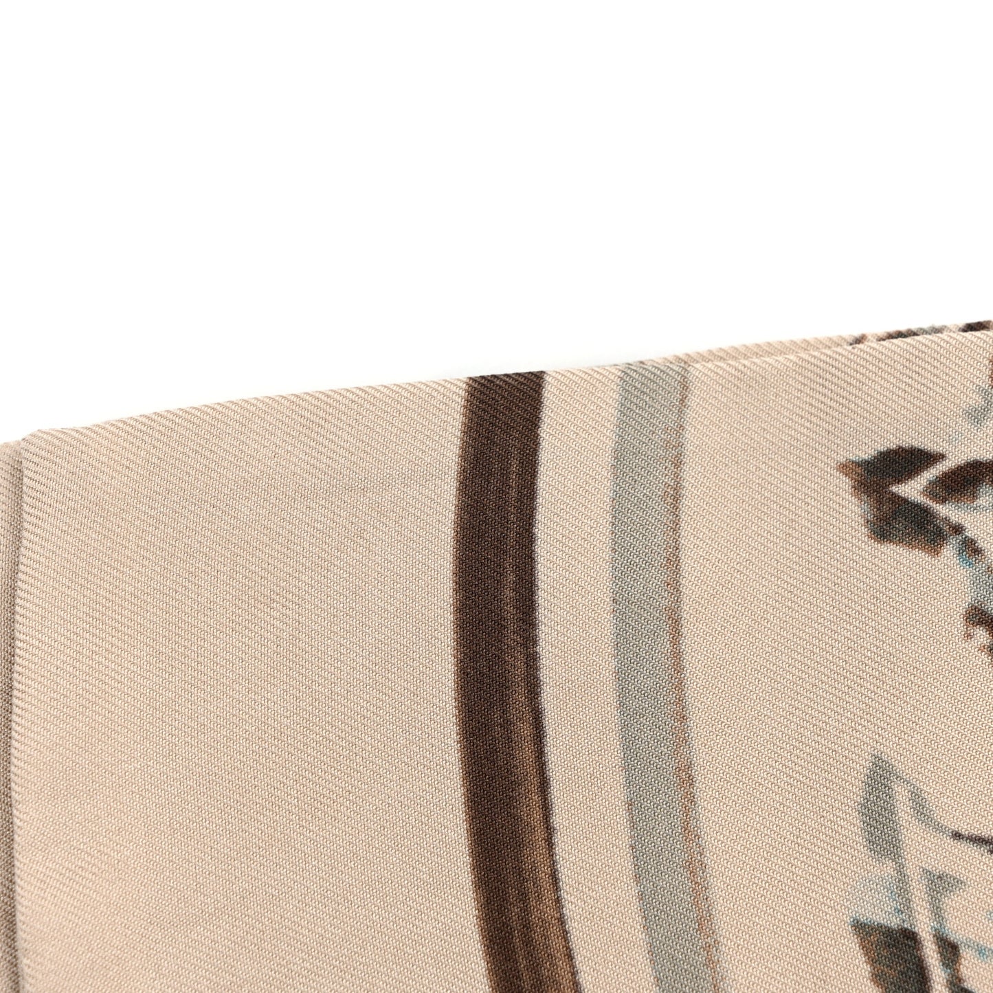 LOUIS VUITTON Silk Monogram Rainbow Giant Bandeau Beige