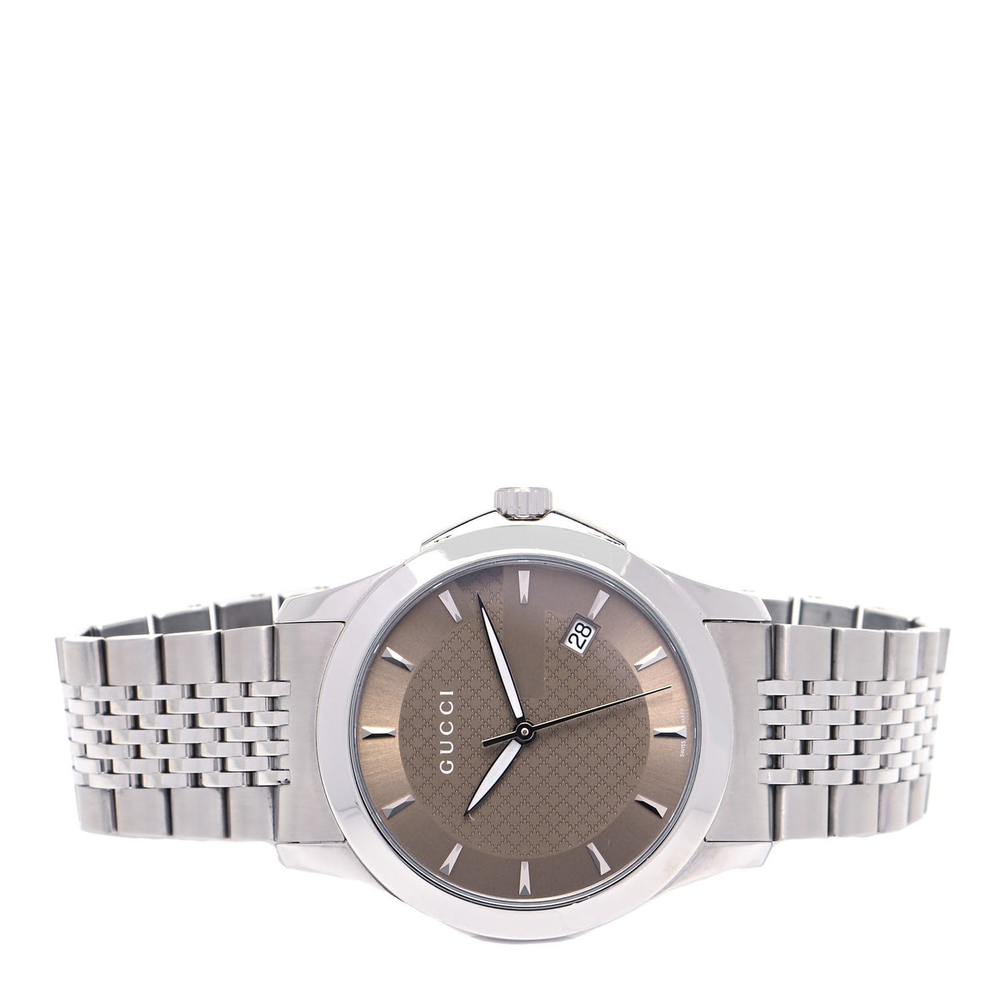 Stainless Steel 38mm G-Timeless Quartz Watch Brown