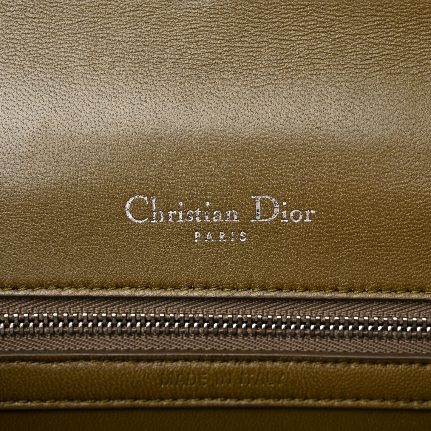 Crocodile Medium Diorama Flap Bag Green