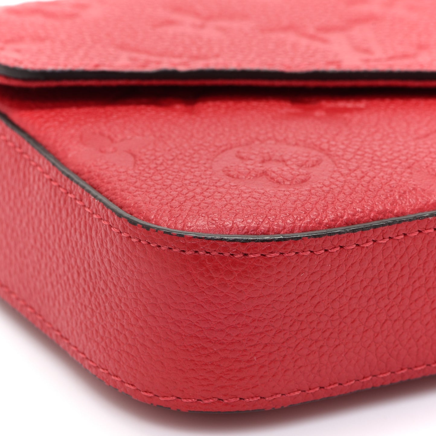 Empreinte Pochette Felicie Chain Wallet Scarlet