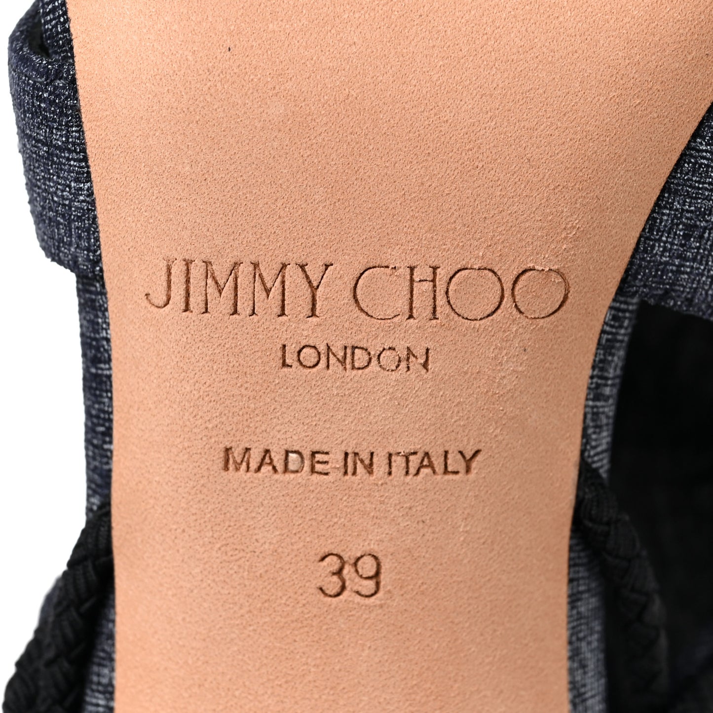Denim Sandals 39 Indigo