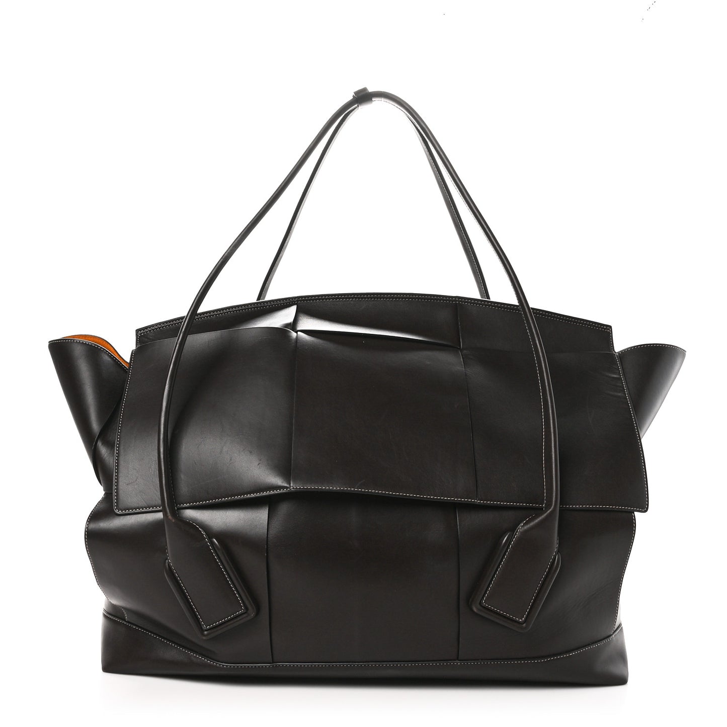 French Calfskin Maxi Intrecciato XL Arco Fondant