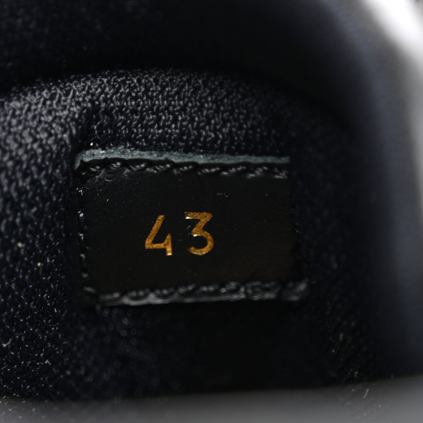 Calfskin Mens Flat Sneakers 43 Loubi Black