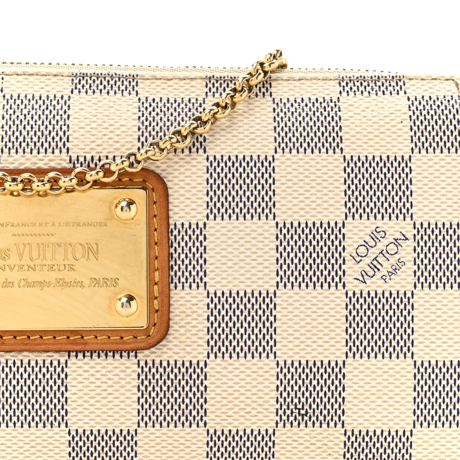 Louis Vuitton Damier Azur Eva Clutch 8 of 13