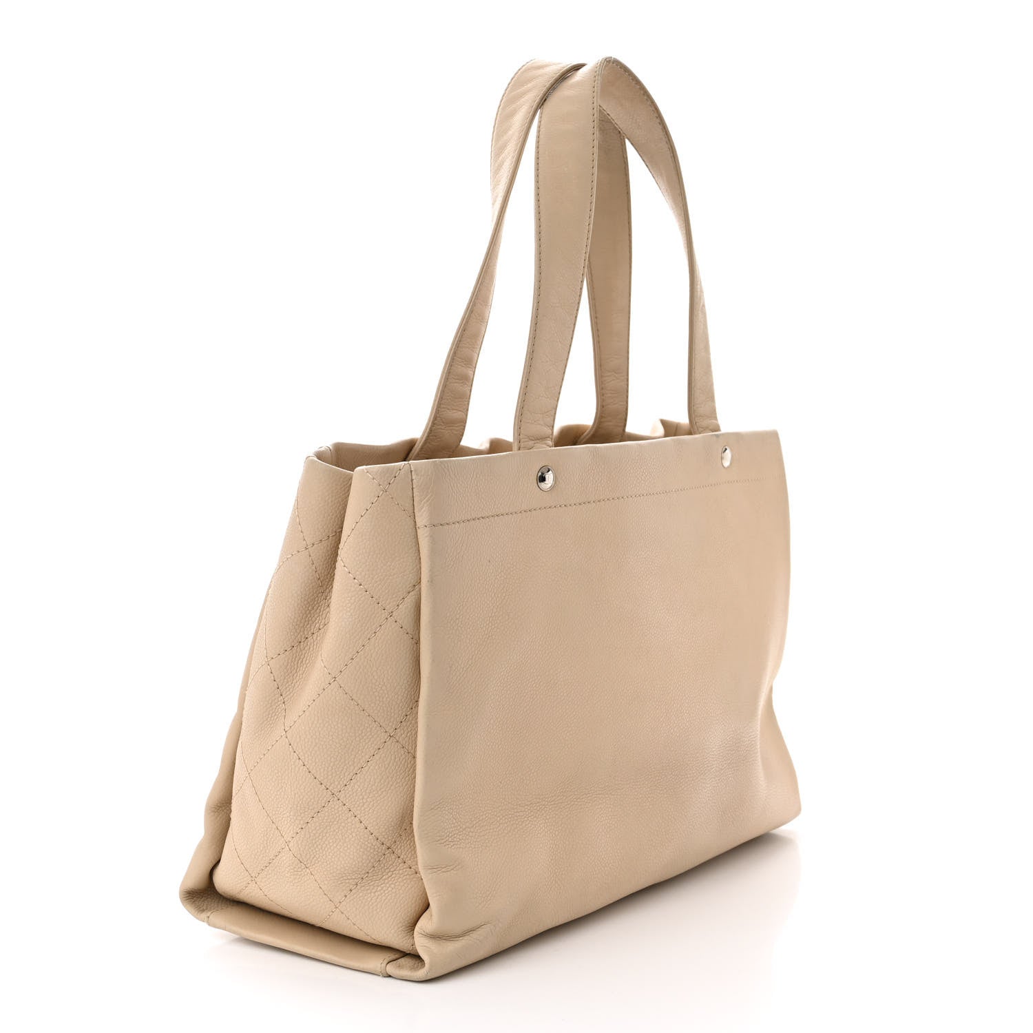 Chanel Caviar Executive Cerf Shopper Tote Beige 3 of 14