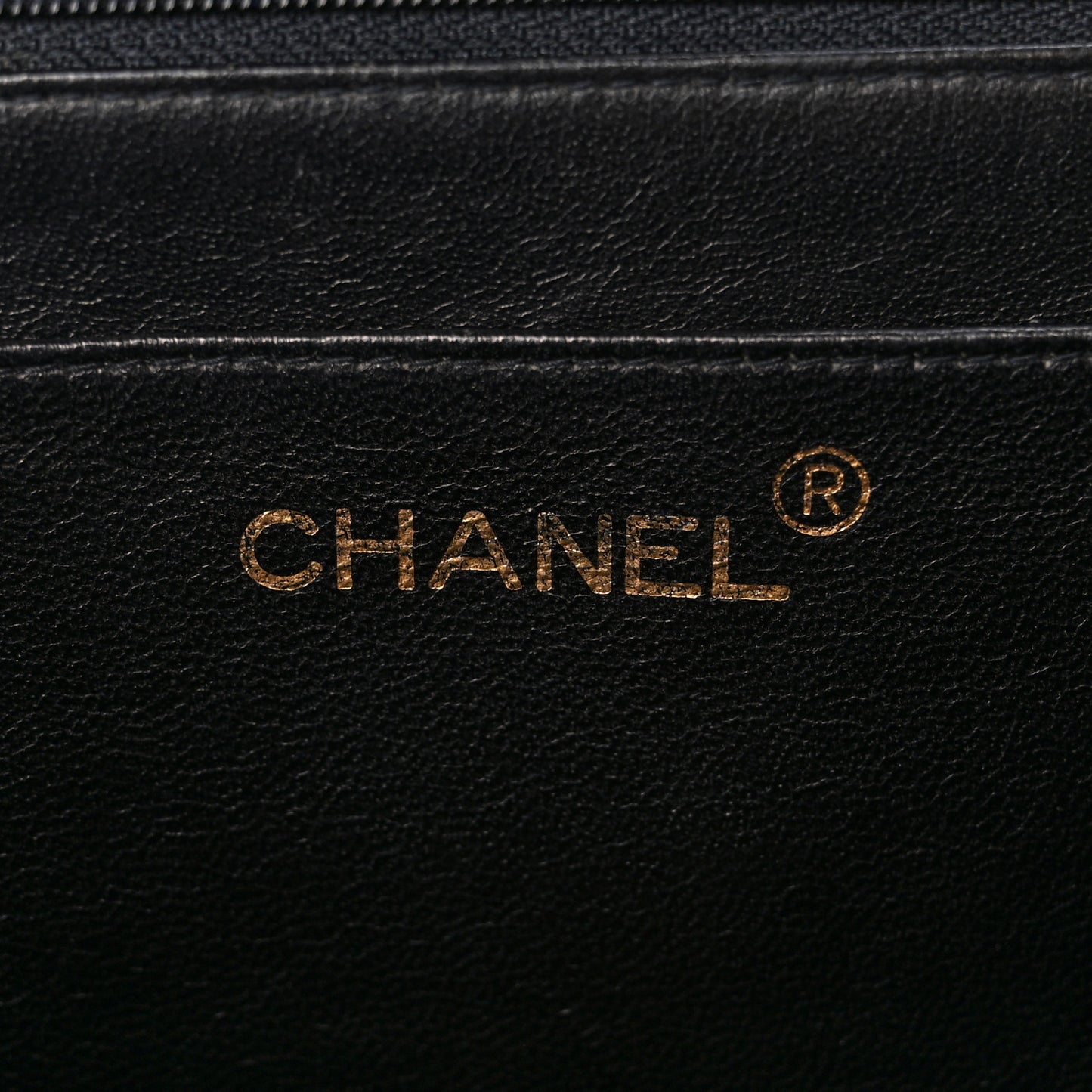 Lambskin Quilted Jumbo Single Flap Black
