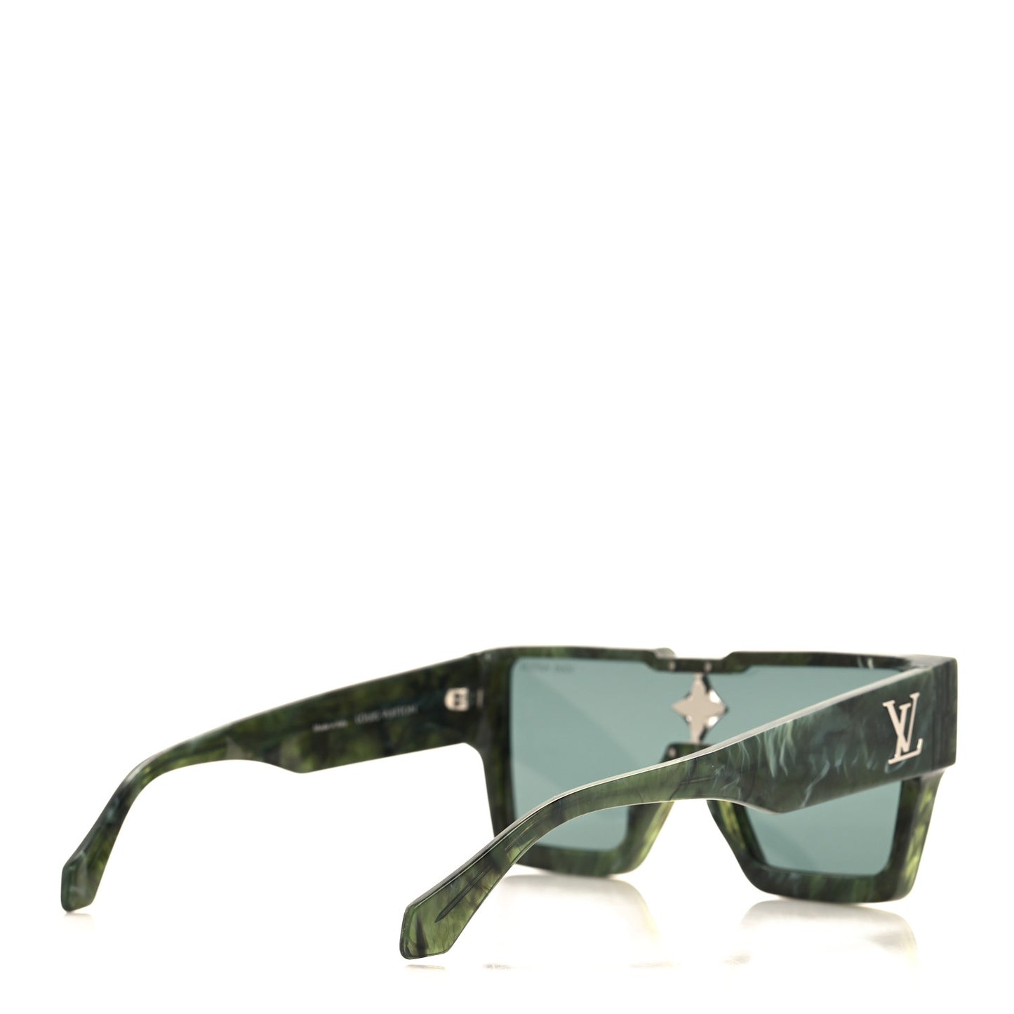 Acetate Marble Effect Swarovski Cyclone Sunglasses Z1552W Green