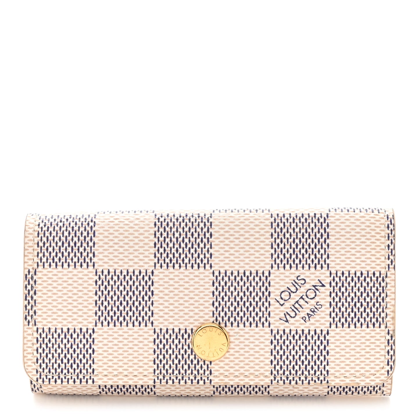 LOUIS VUITTON Damier Azur Multicles 4 Key Holder