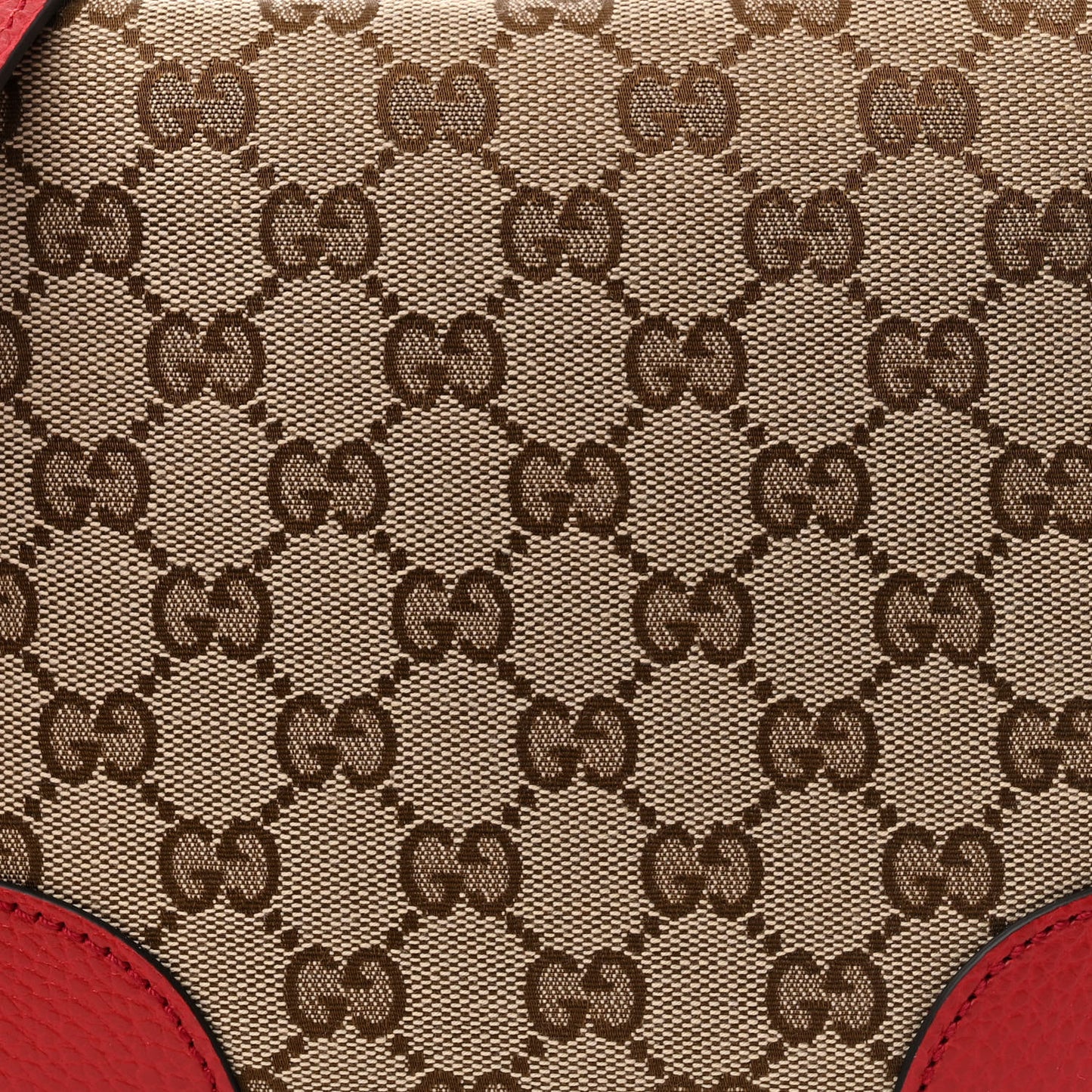 Monogram Mini Bree Messenger Bag Red
